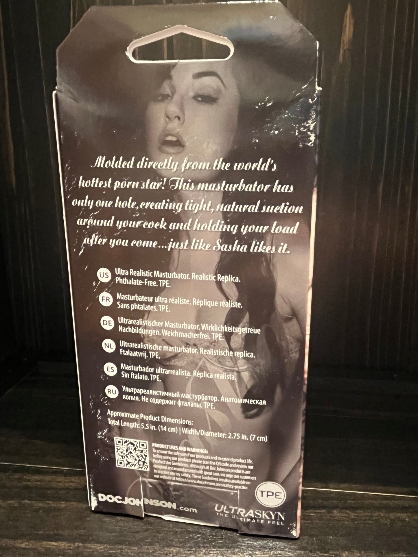 Doc Johnson Sasha Grey Cream Pie ULTRASKYN Pocket Pussy