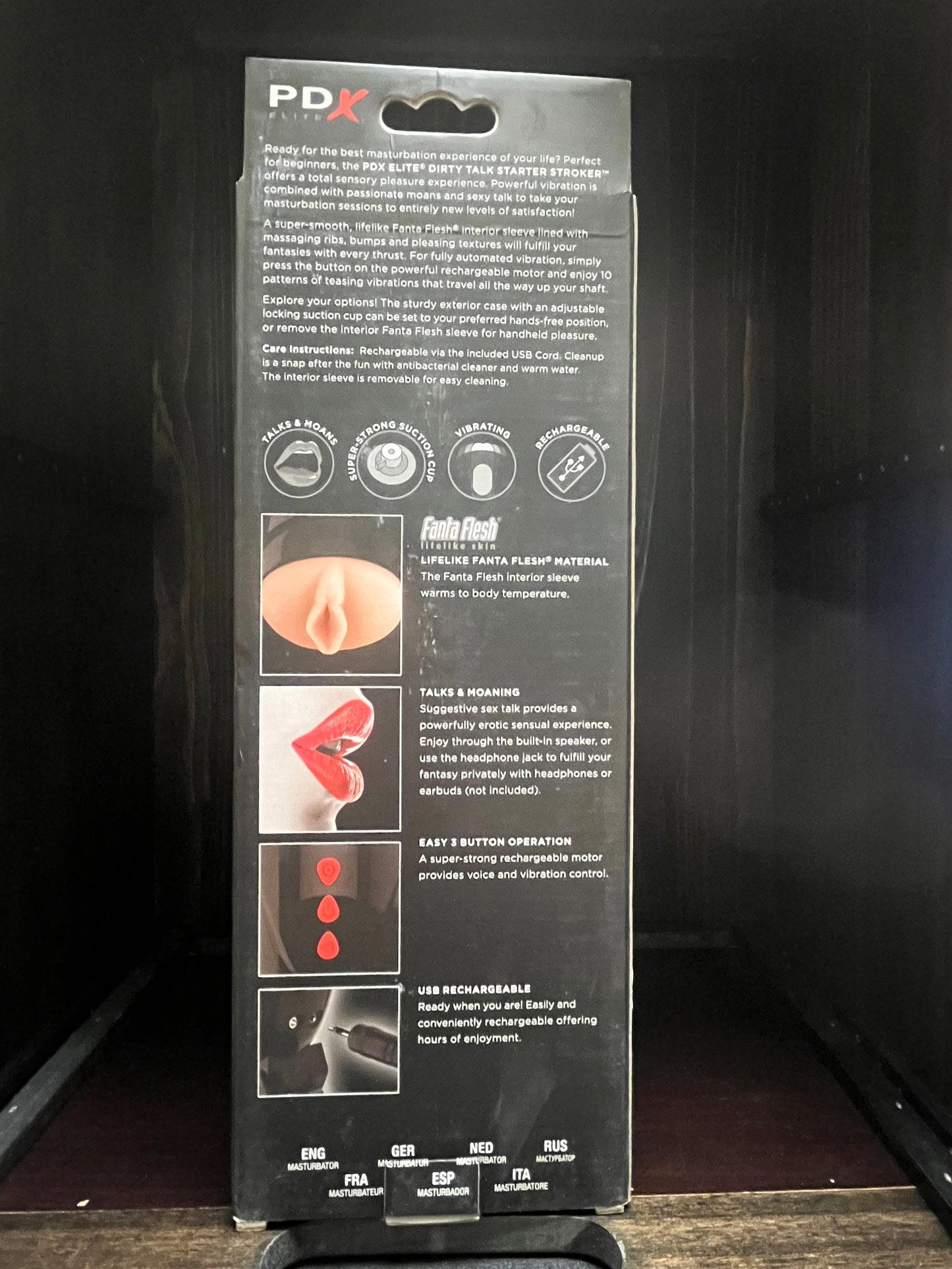 Pipedream Dirty Talk Interactive Starter Stroker