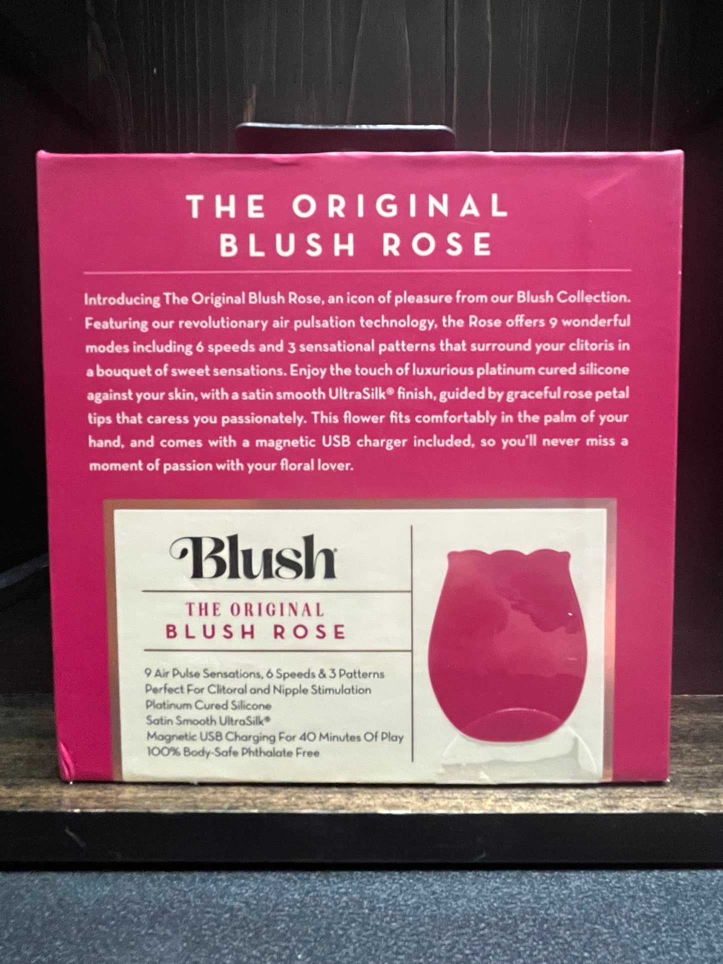 Blush Rose Air Pulse Clitoral Stimulator The Original