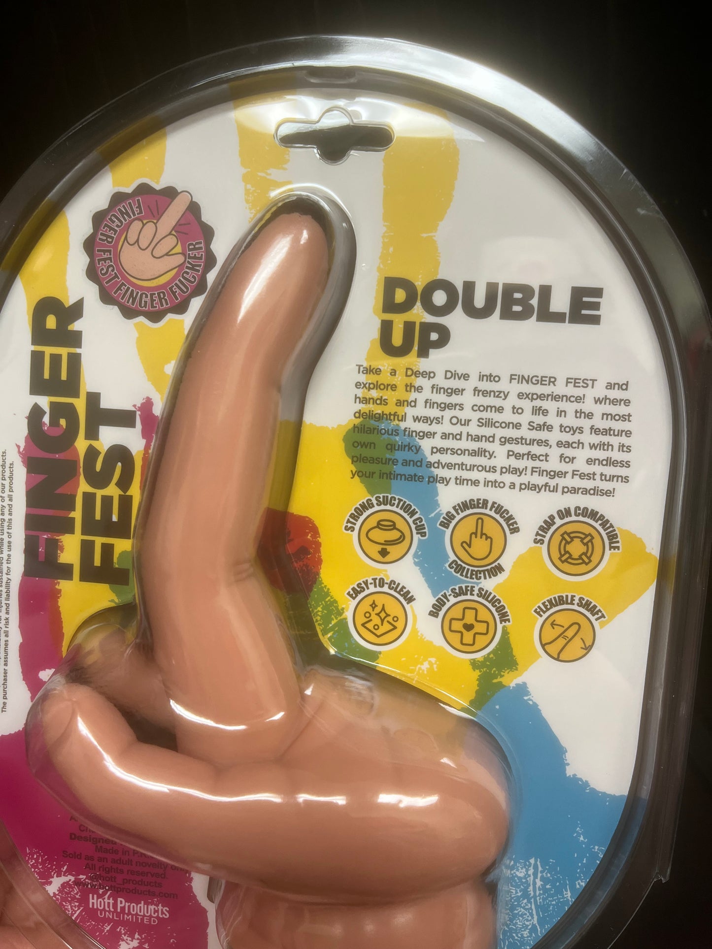 Finger Fest Double Up Dildo by Hot Products