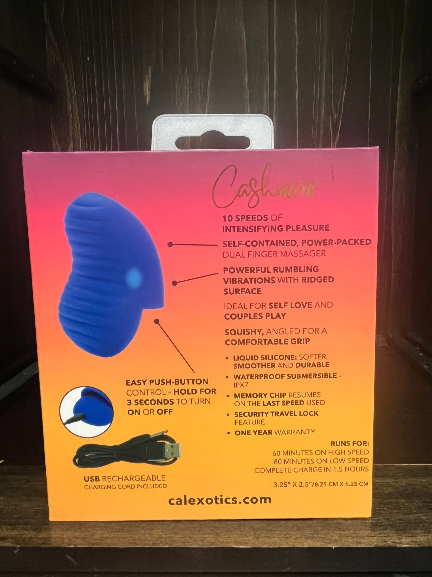 CalExotics Cashmere Dual Finger Massager Vibe