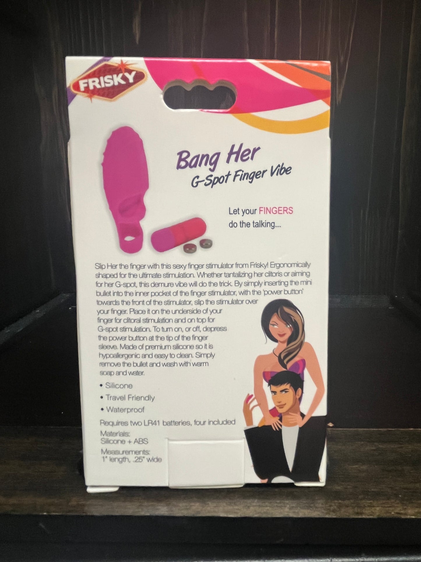 Bang Her G-Spot Finger Vibe in Pink
