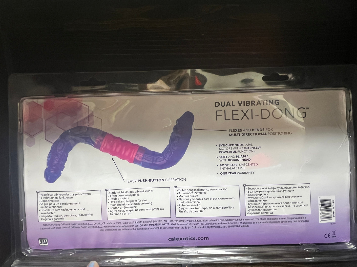 CalExotics Dual Vibrating Flexi-Dildo