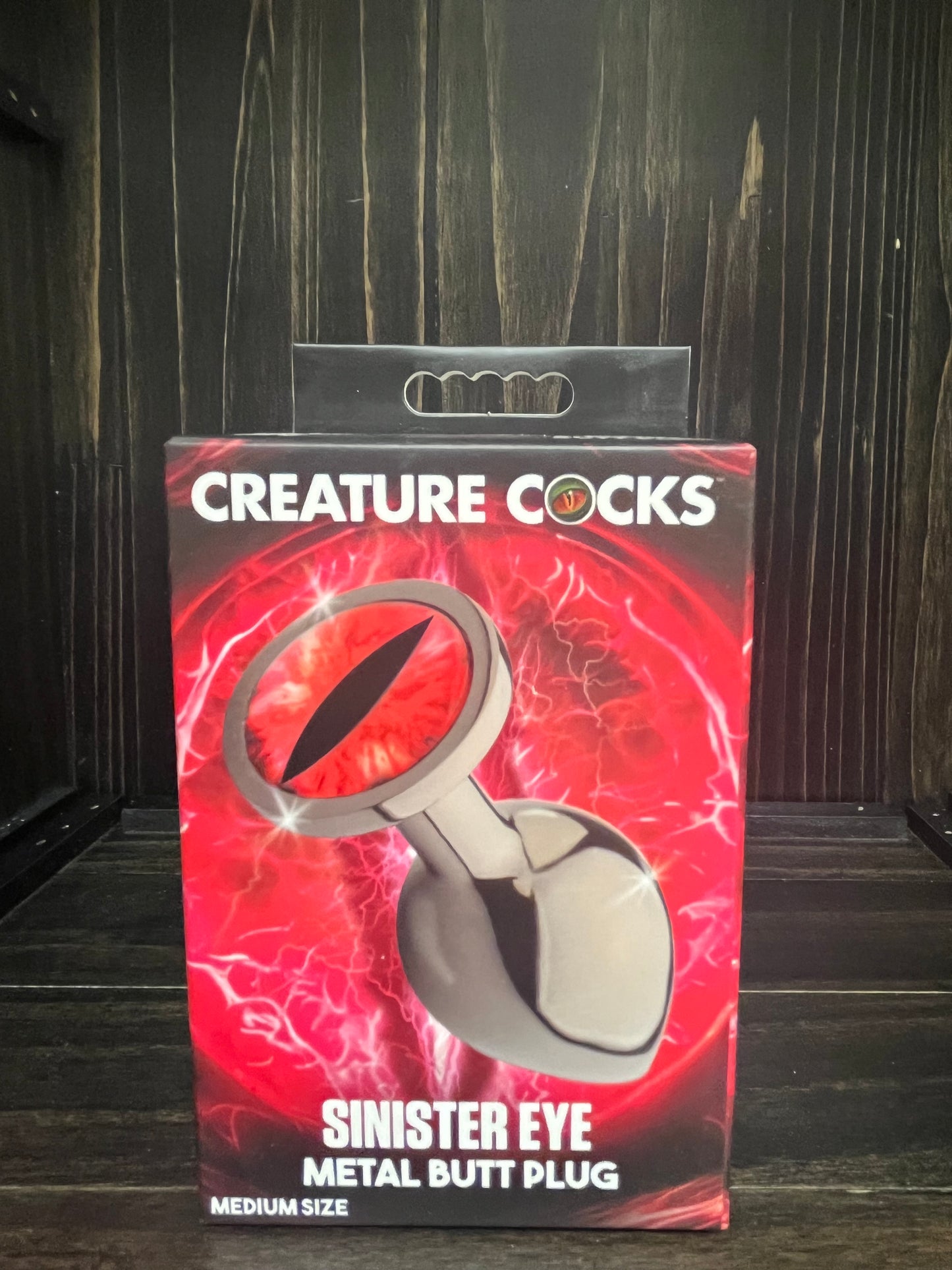 Creature Cocks Sinister Eye Metal Butt Plug