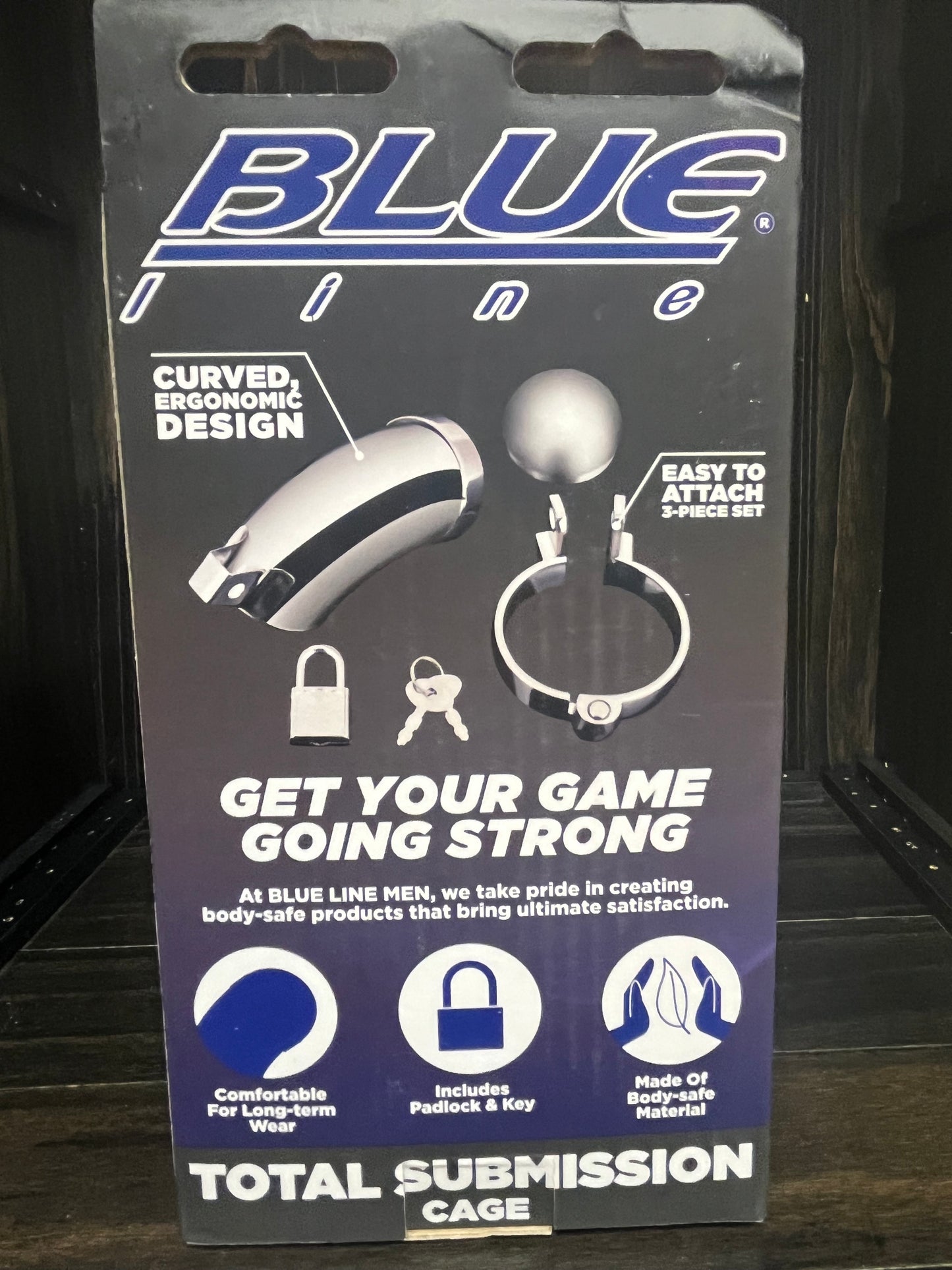 Blue Line Total Submission Cock Cage by Blueline Men
