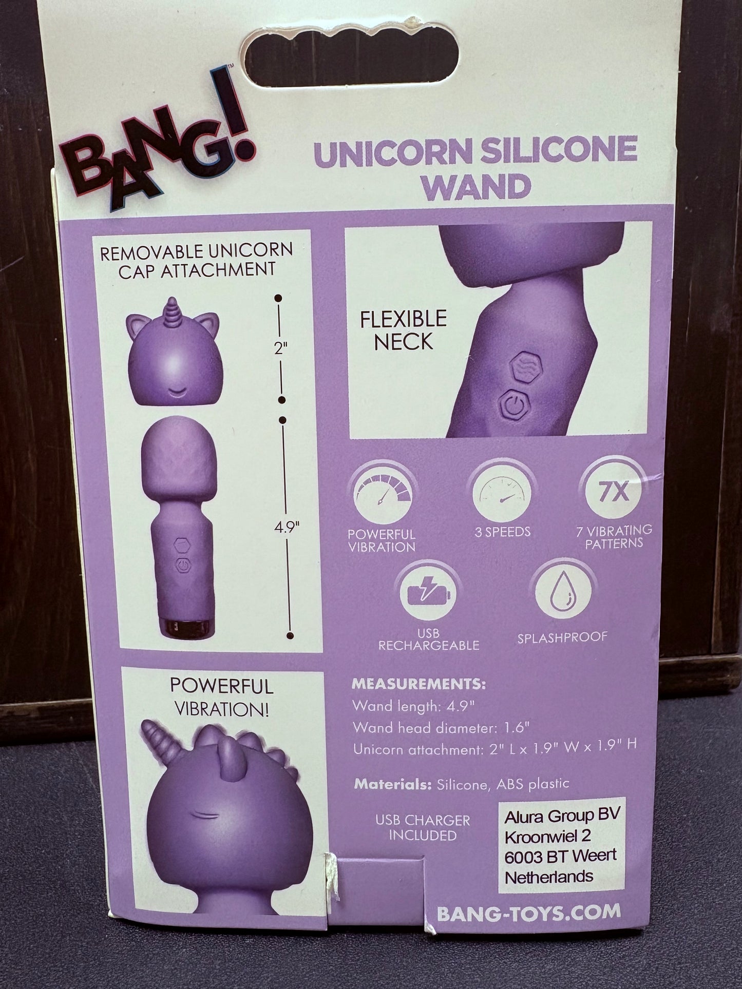 Bang! Unicorn Silicone Mini Wand
