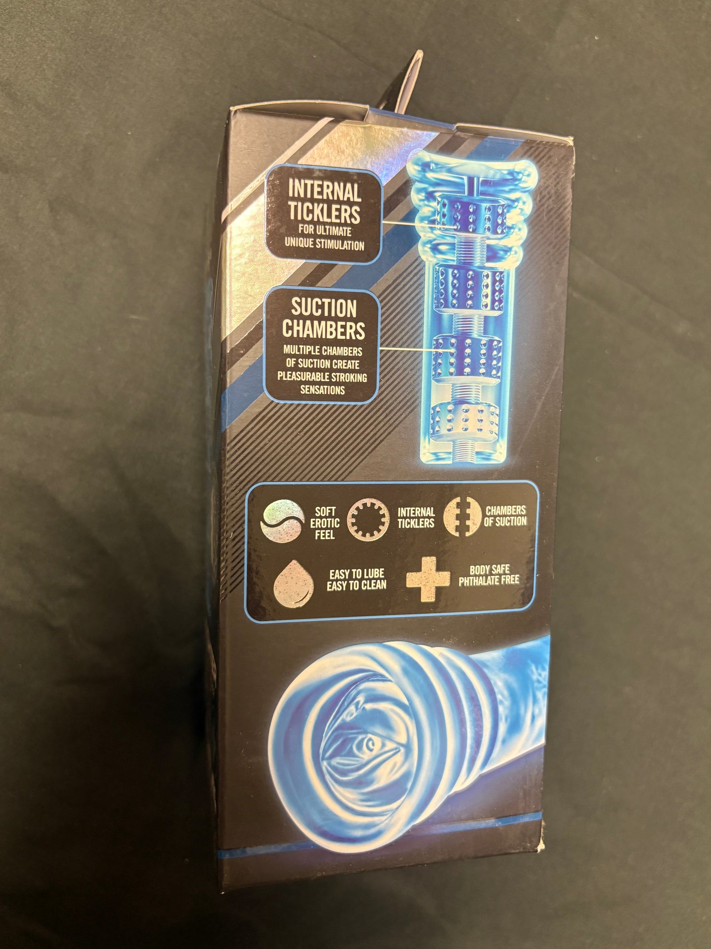 M For Men All Nighter Glowing Textured Stroker