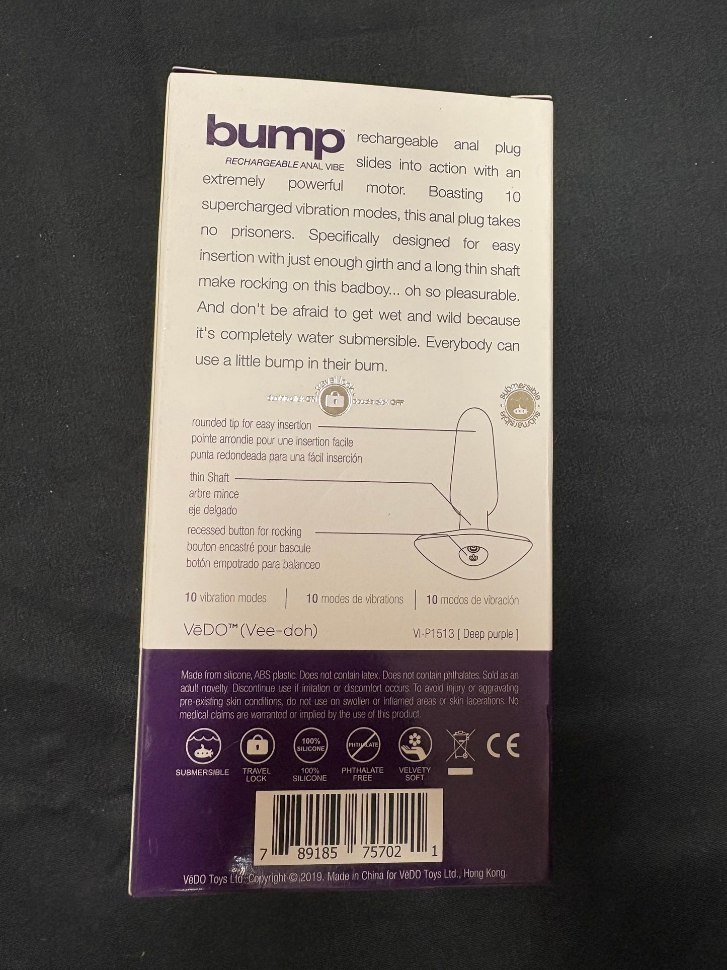 Bump Rechargeable Anal Vibe