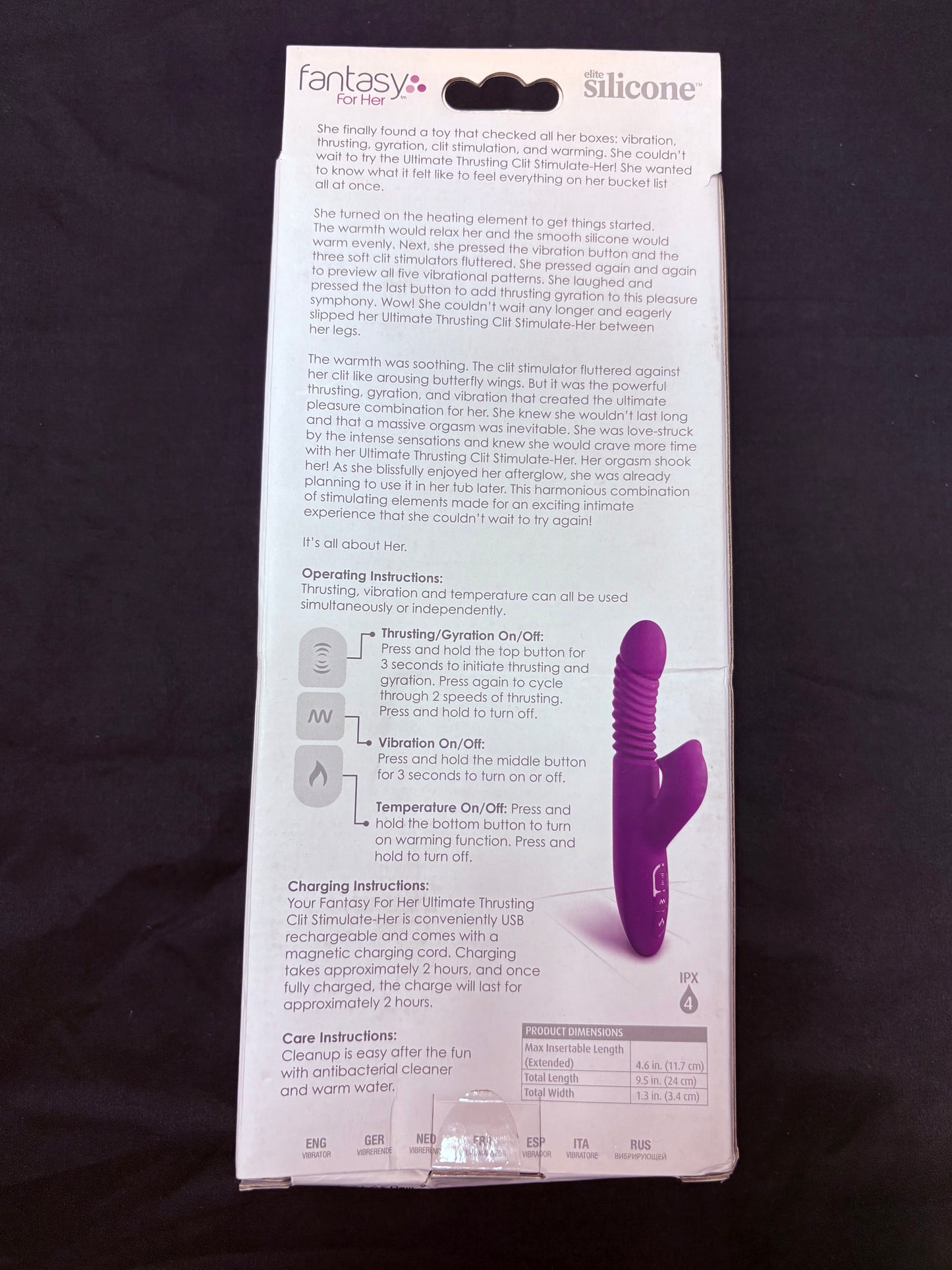 Fantasy for Her Ultimate Thrusting Clit Stimulator