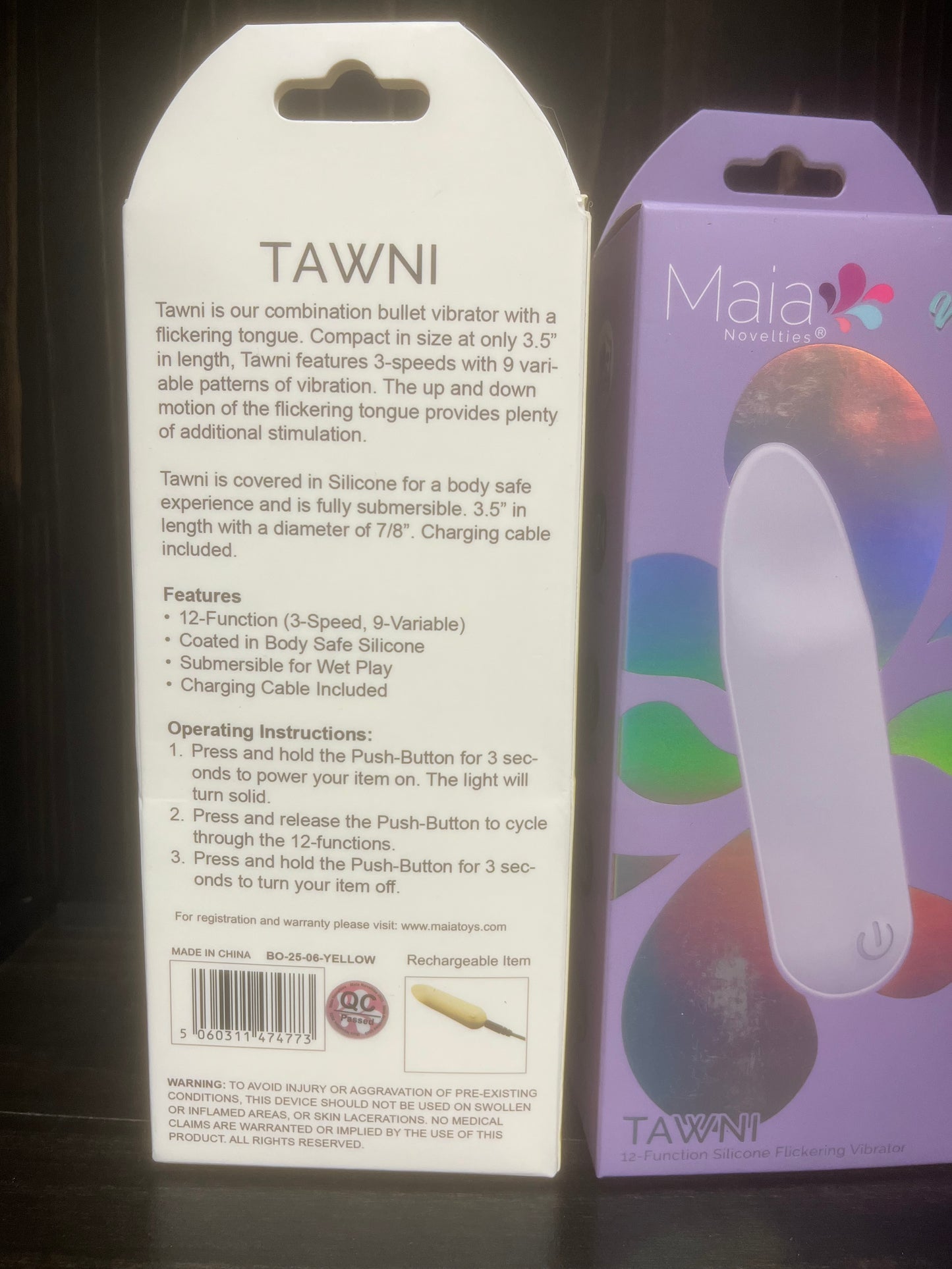 Maia Tawni Silicone Flickering Bullet Vibe