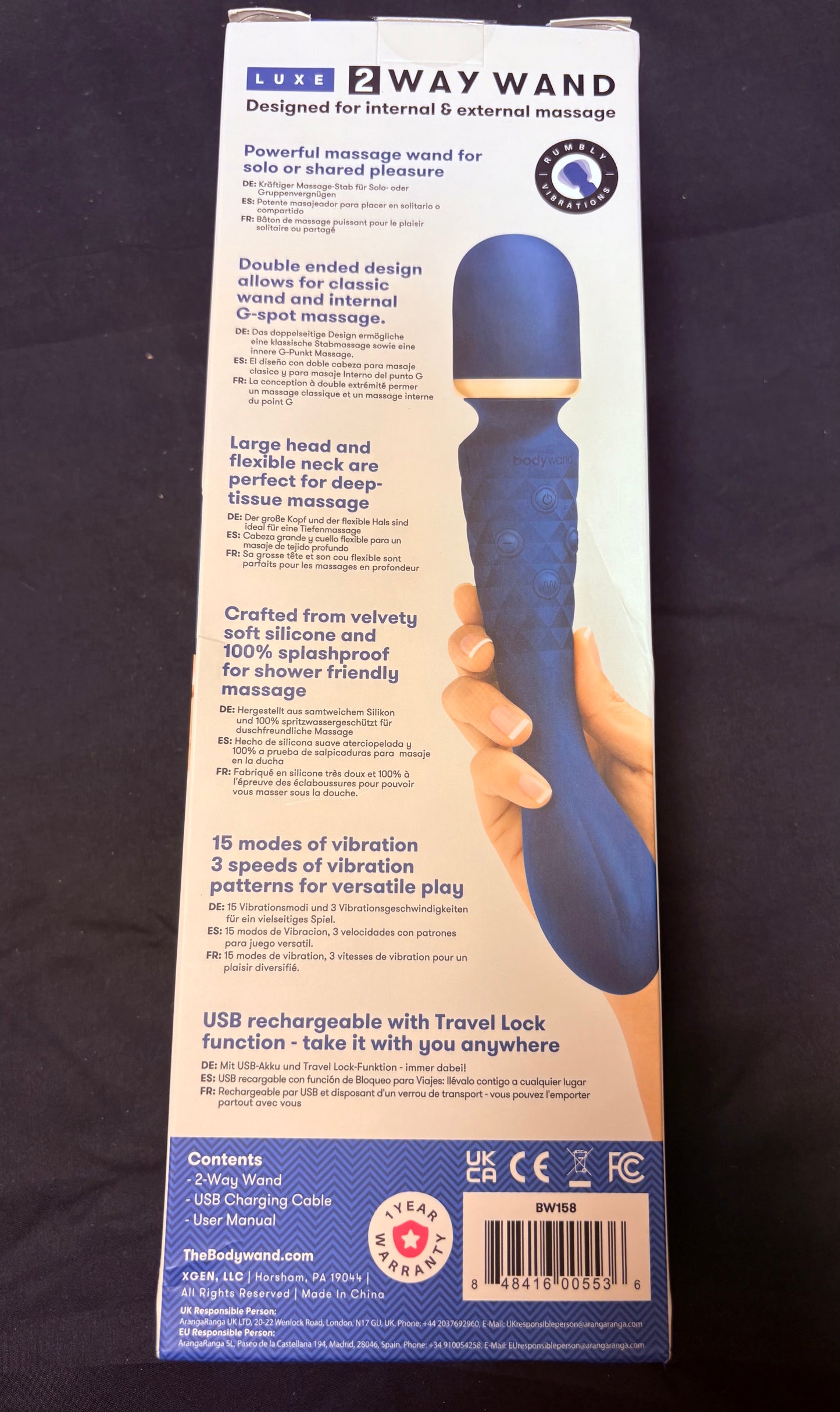 BodyWand Luxe 2-Way Wand Multi Use