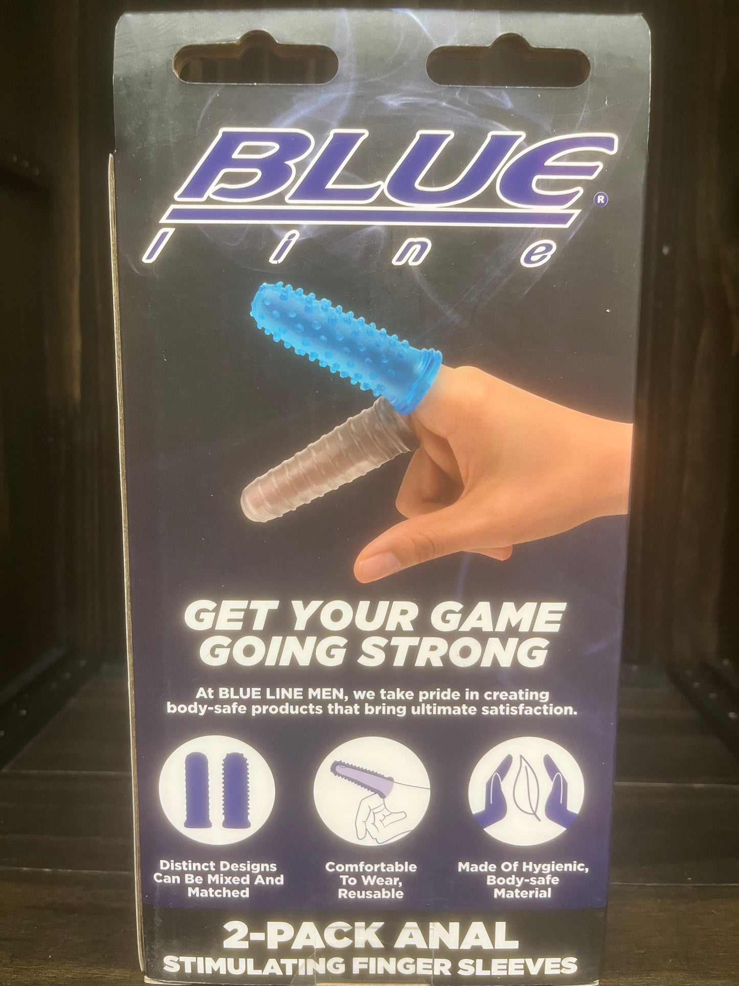 Blue Line 2-Pack Anal Finger Sleeves by Blueline Men