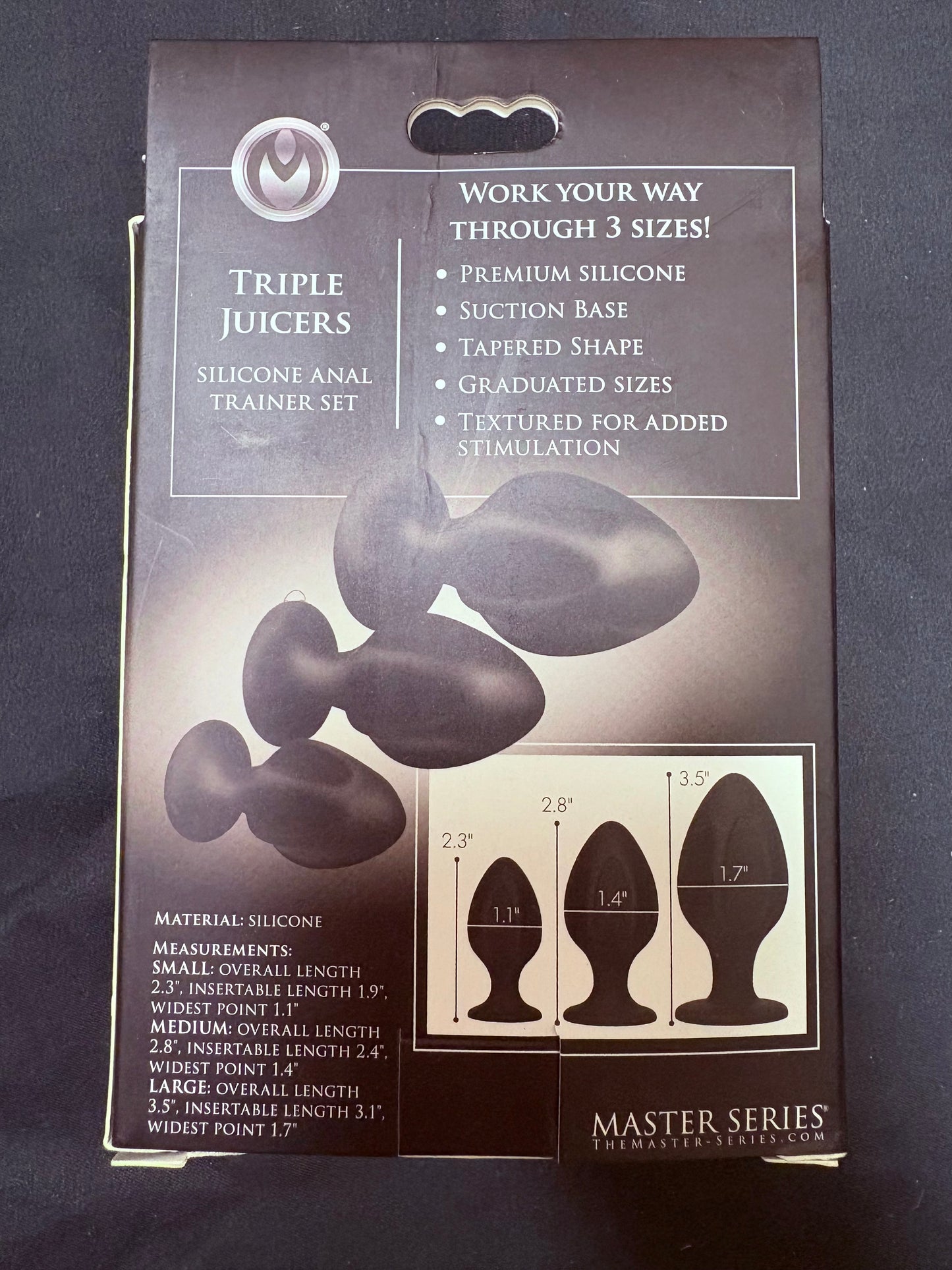 Master Series Triple Juicers Anal Trainer Set