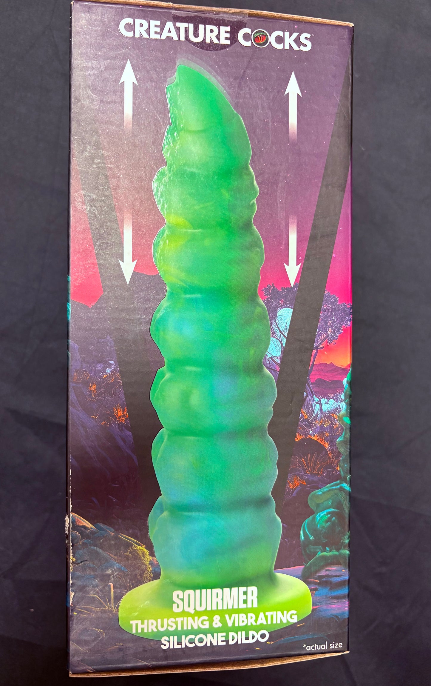 Creature Cocks Squirmer Thrusting & Vibrating Dildo