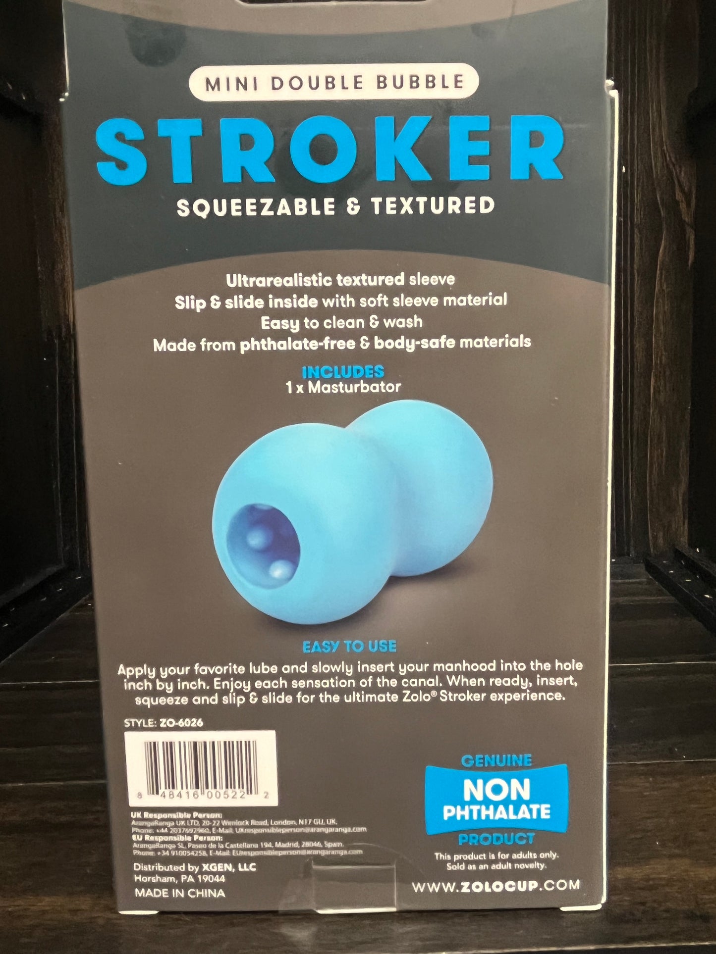 Zolo Mini Double Bubble Stroker in Blue