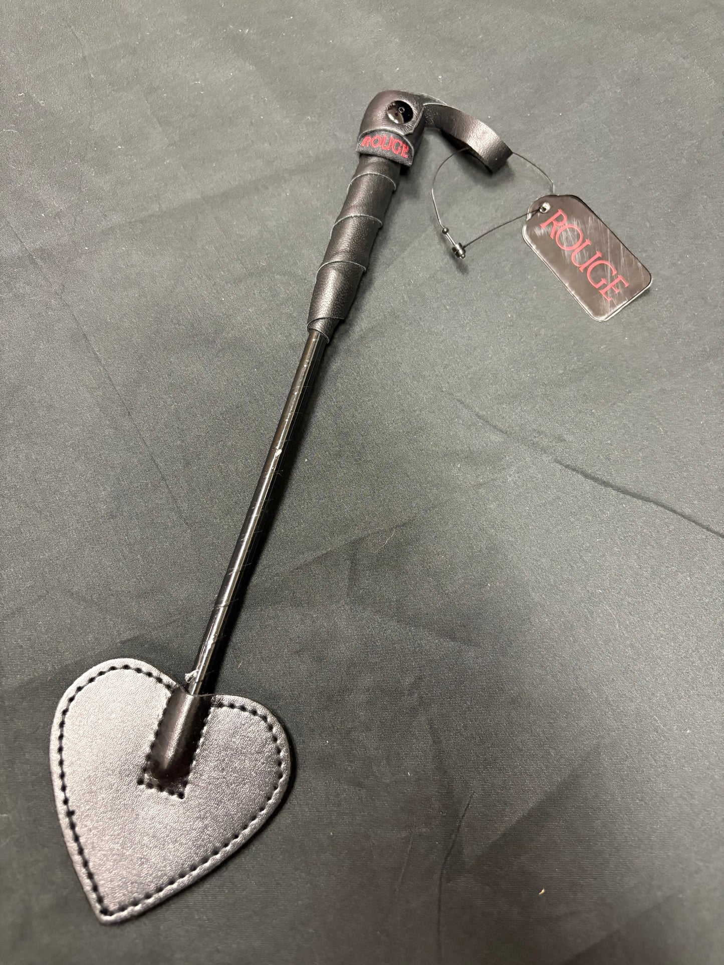 CalExotics Leather Mini Spade Paddle in Black