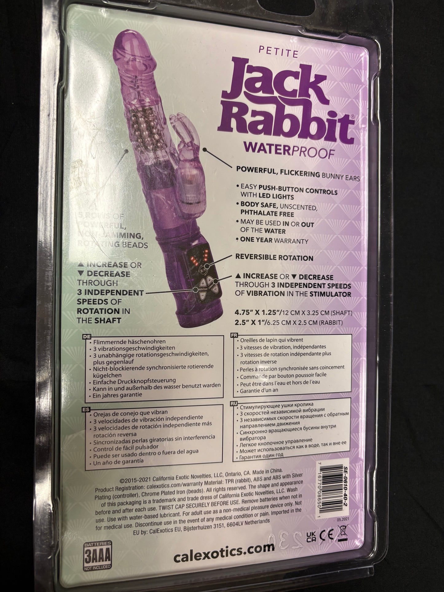 Calexotics Petite Jack Rabbit Waterproof Vibe