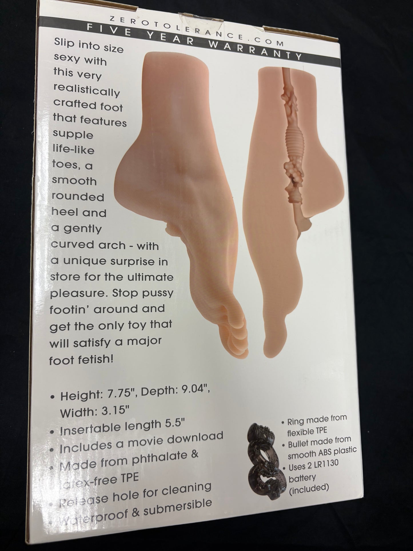 Evolved Novelties Zero Tolerance Pussy Footin' Masturbator