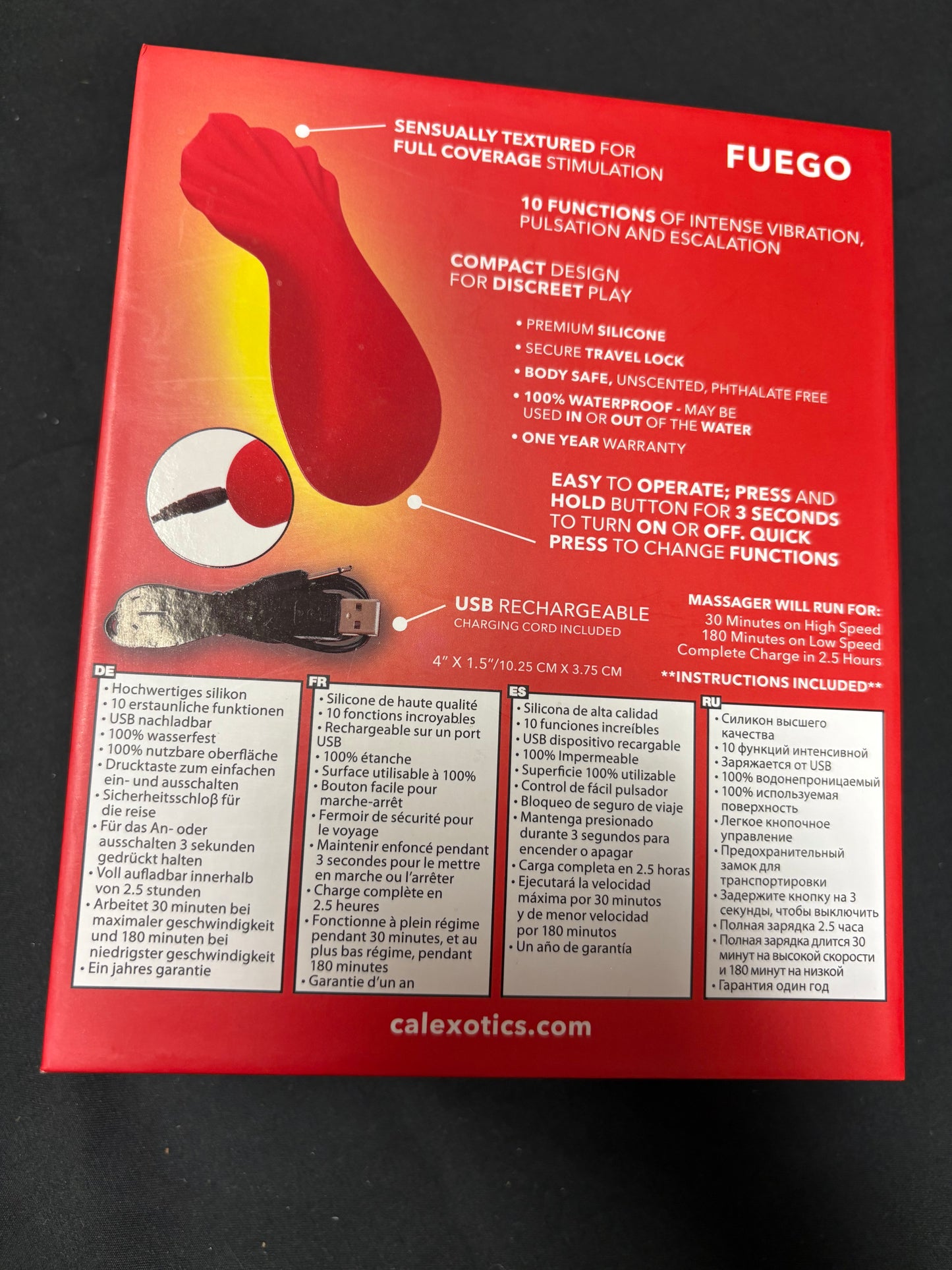 CalExotics Red Hot Fuego Vibe
