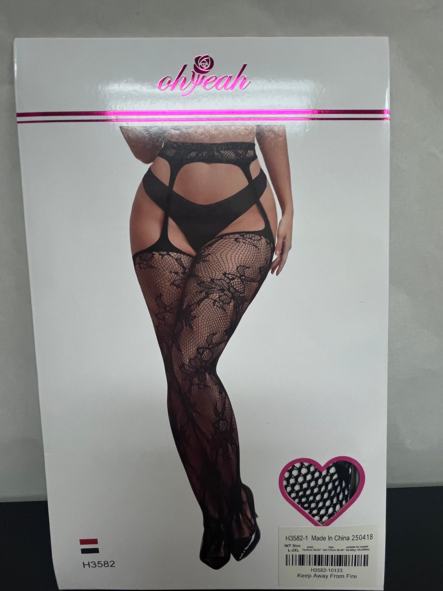 Pantyhose with Garter Belt H3582