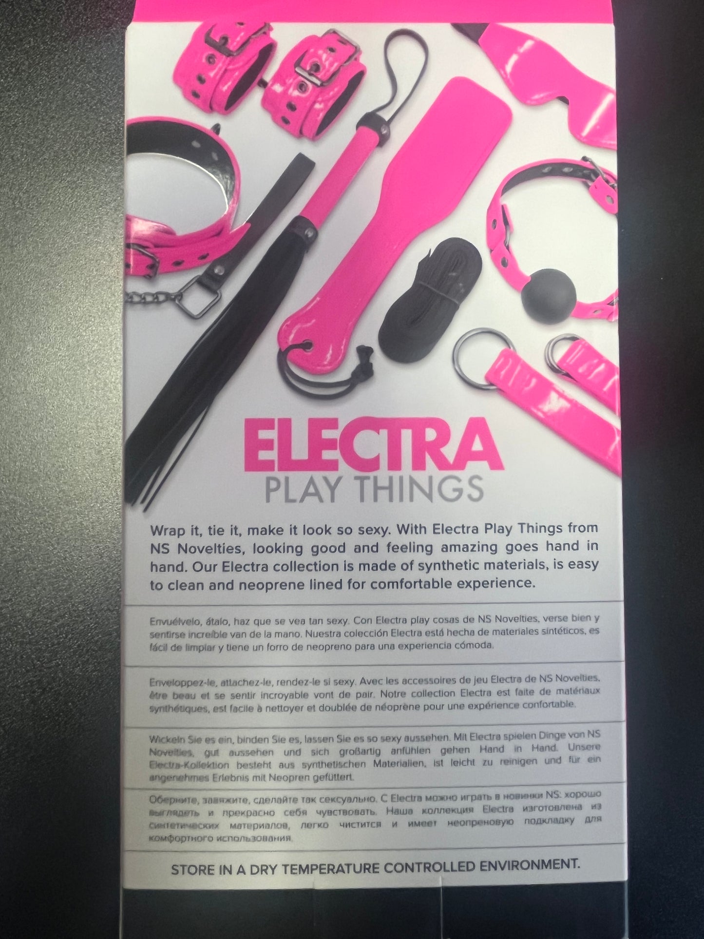 NS Novelties Neon Electra Play Things Bed Restraint Straps