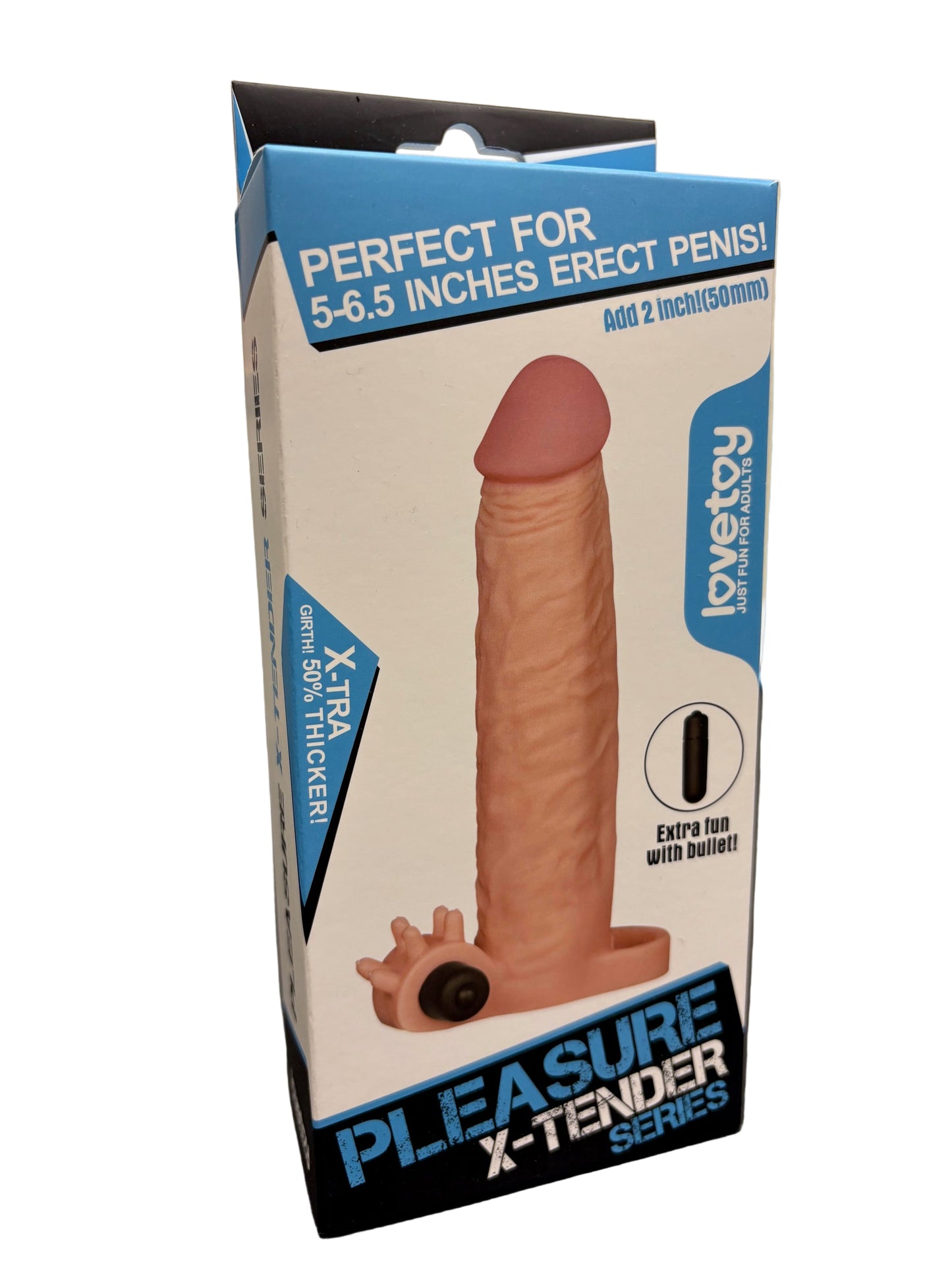 LoveToy Pleasure X-tender Sleeve W/Bullet