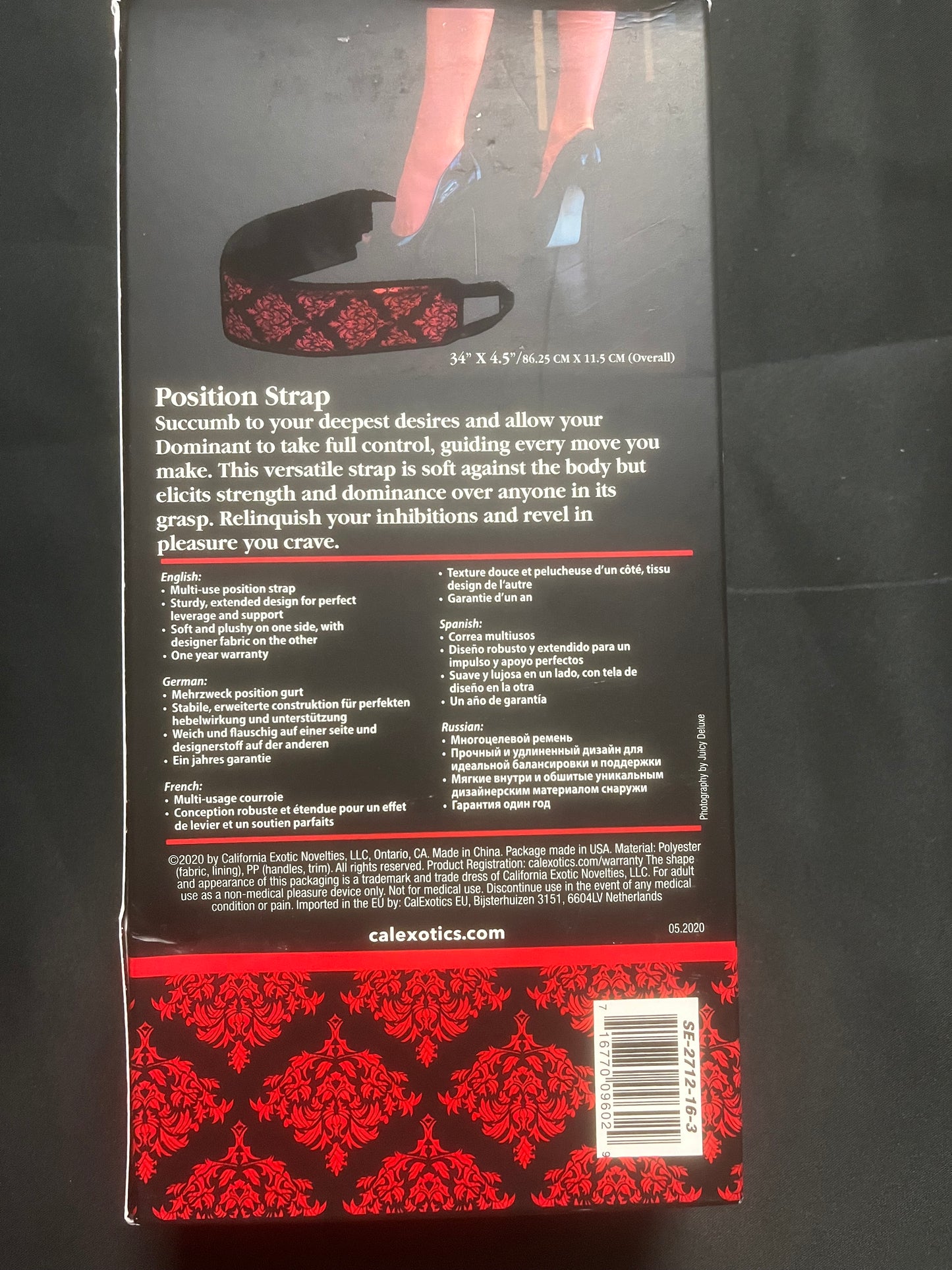 CalExotics Scandal Position Strap