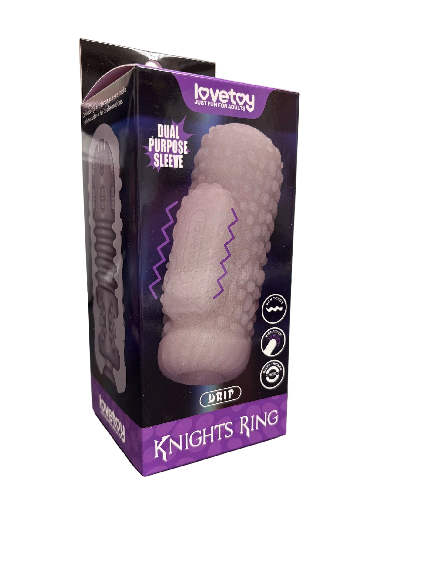 LoveToy Knights Ring Vibrating Dual Purpose Sleeve