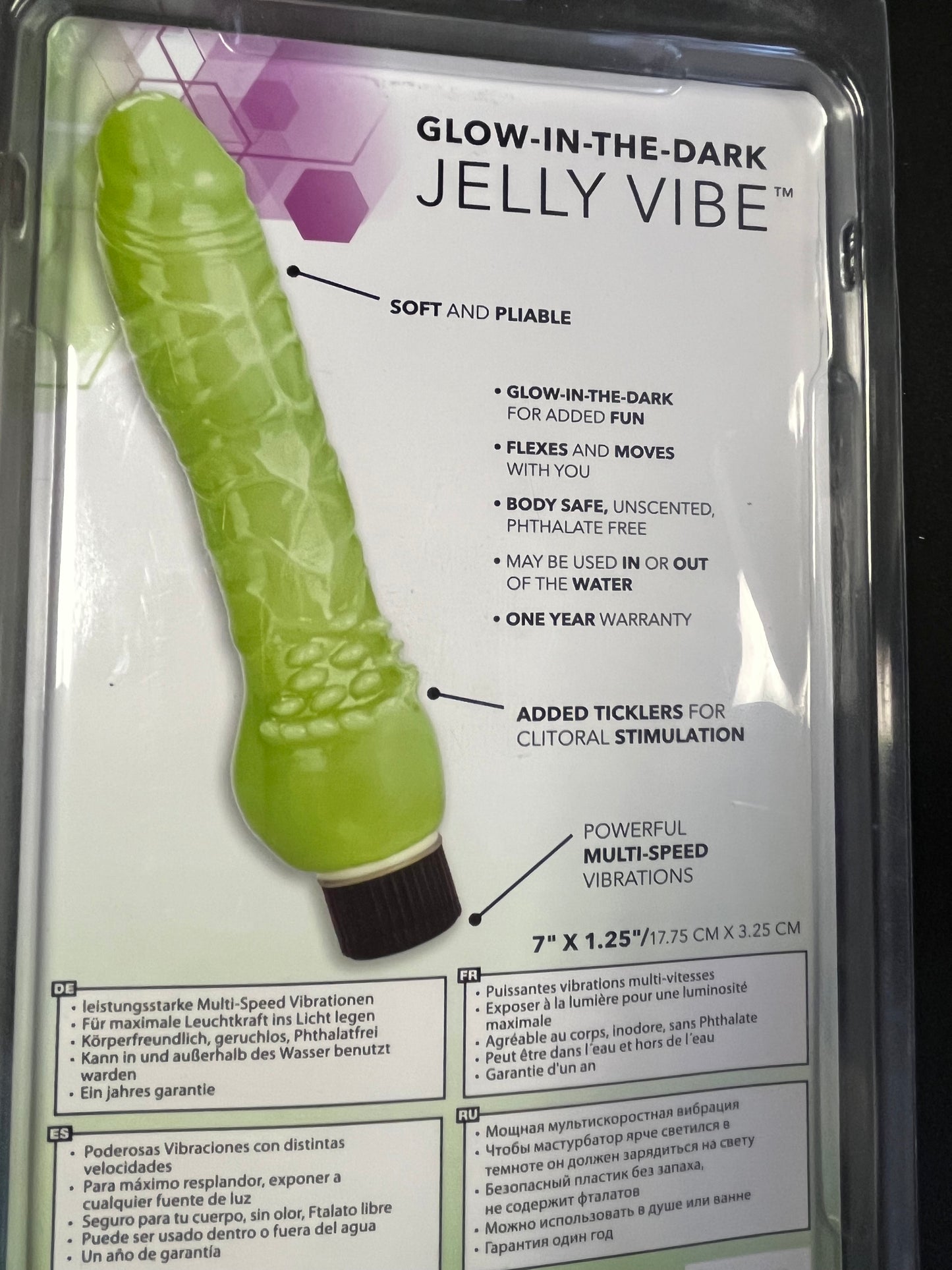 Calexotics Glow-In-The-Dark Jelly Vibe