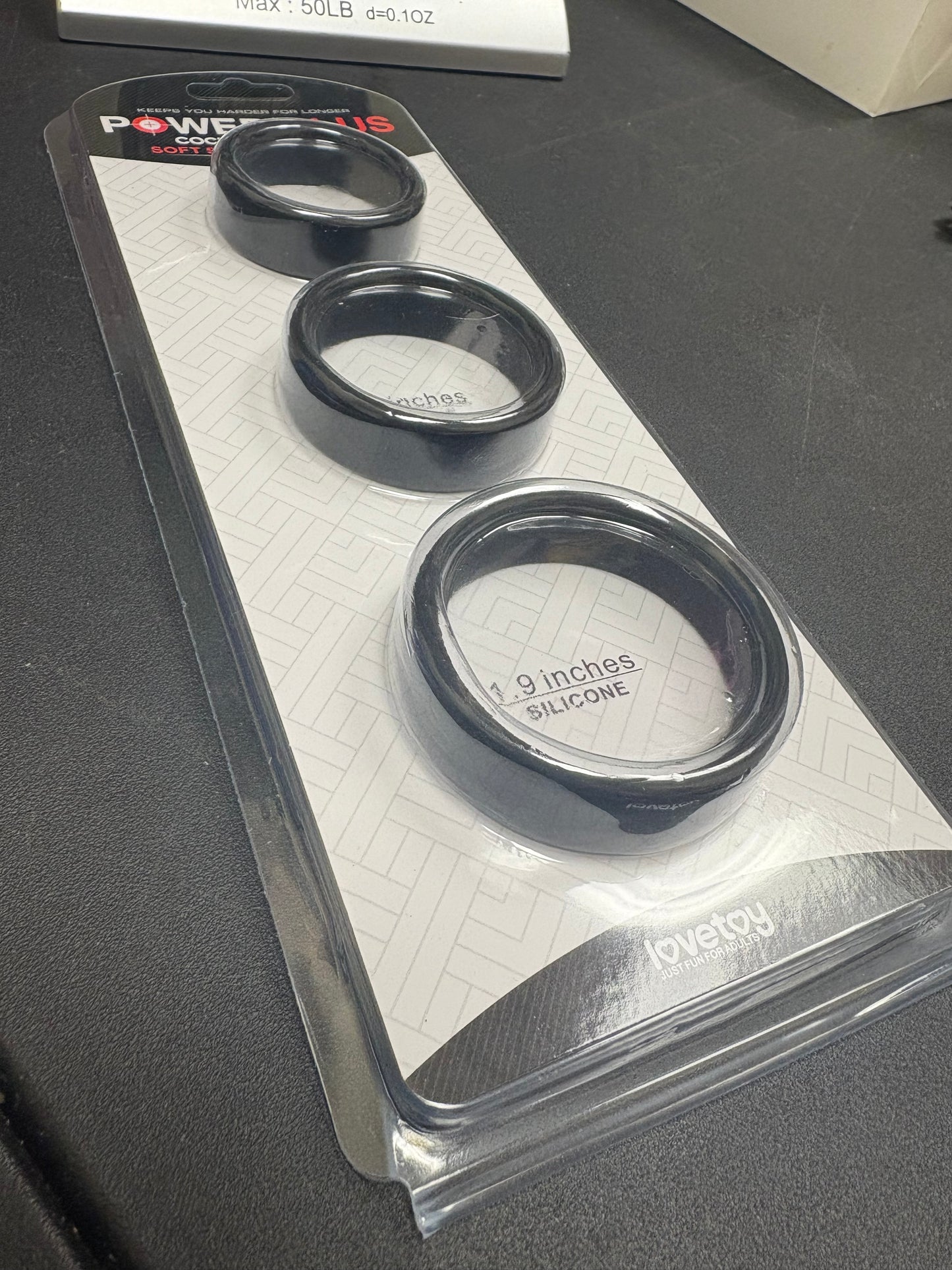 LoveToy Power Plus Cock Ring Set -Wide Band