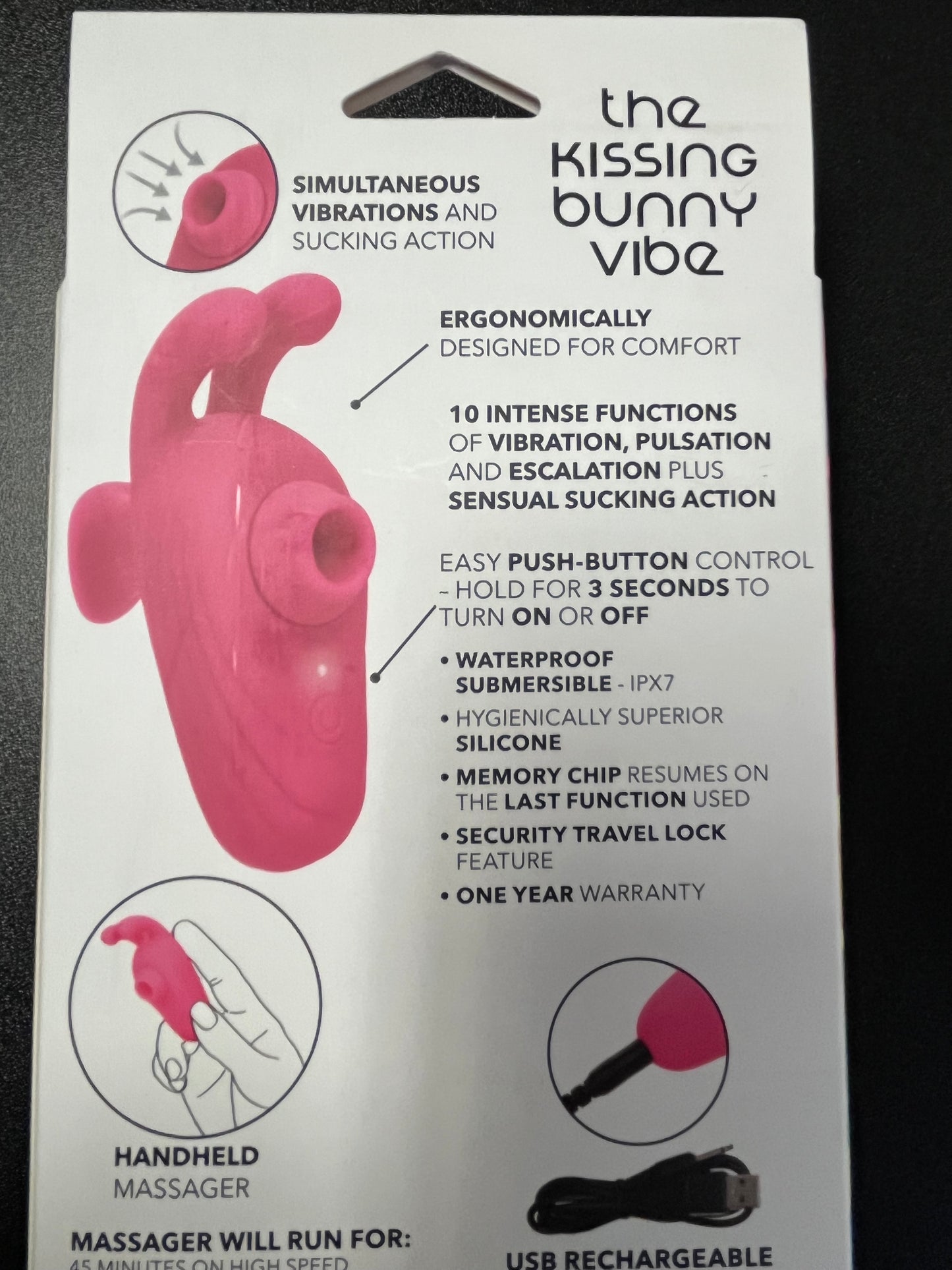 CalExotics Neon Vibes The Kissing Bunny Vibe