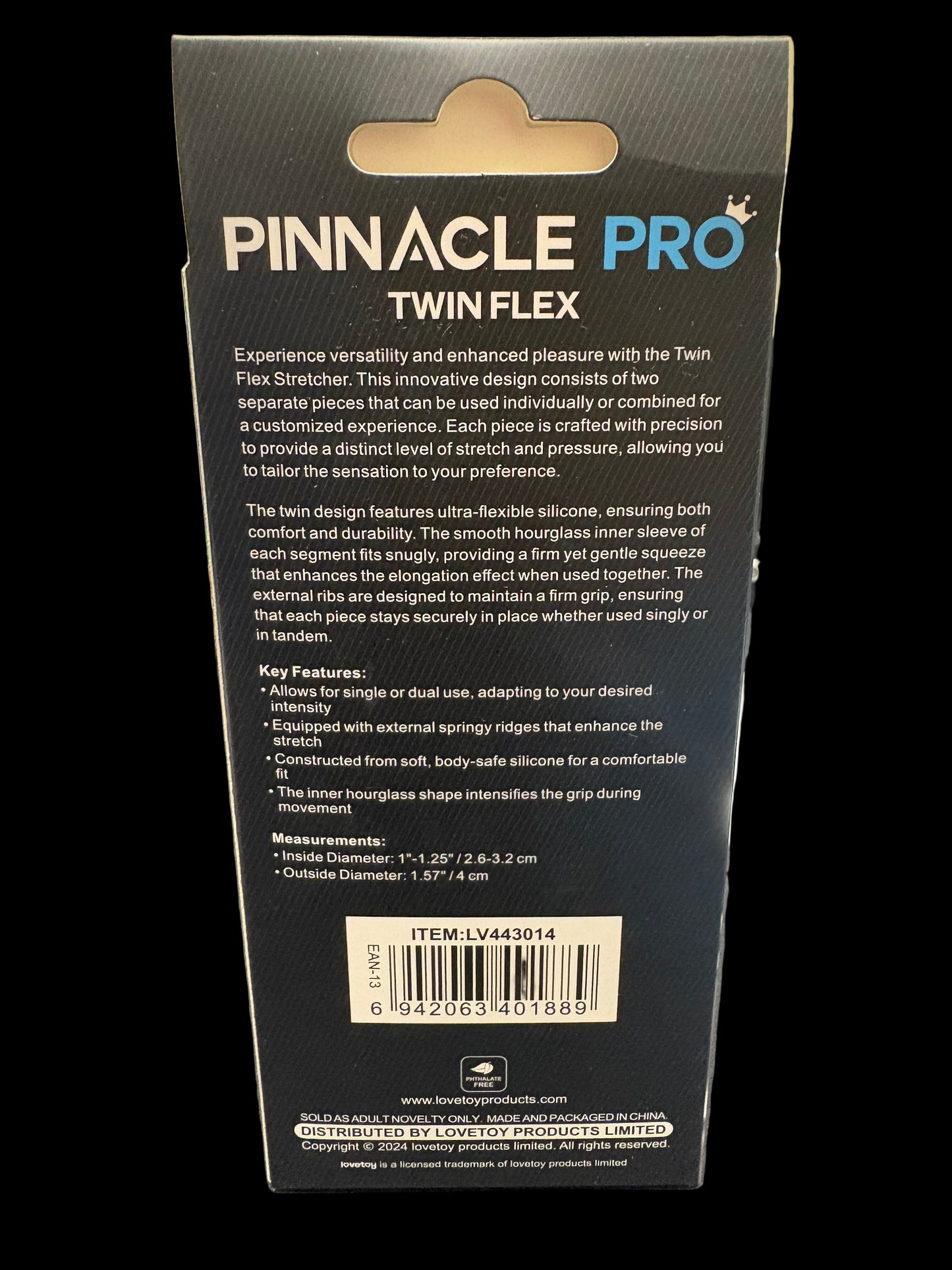 LoveToy Pinnacle Pro Twin Flex Stretcher