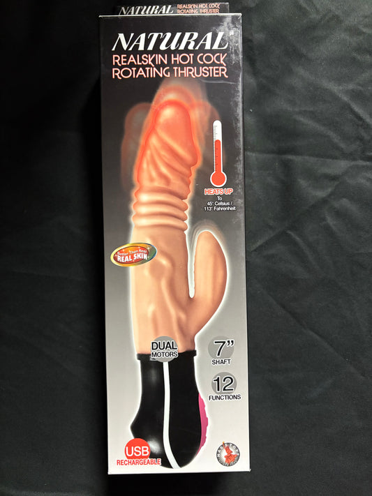 Natural Real Skin Hot Cock Rotating Thruster