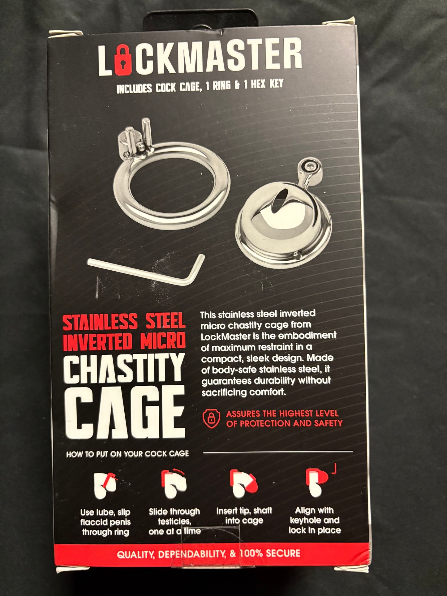 Lockmaster Inverted Micro Chastity Cage