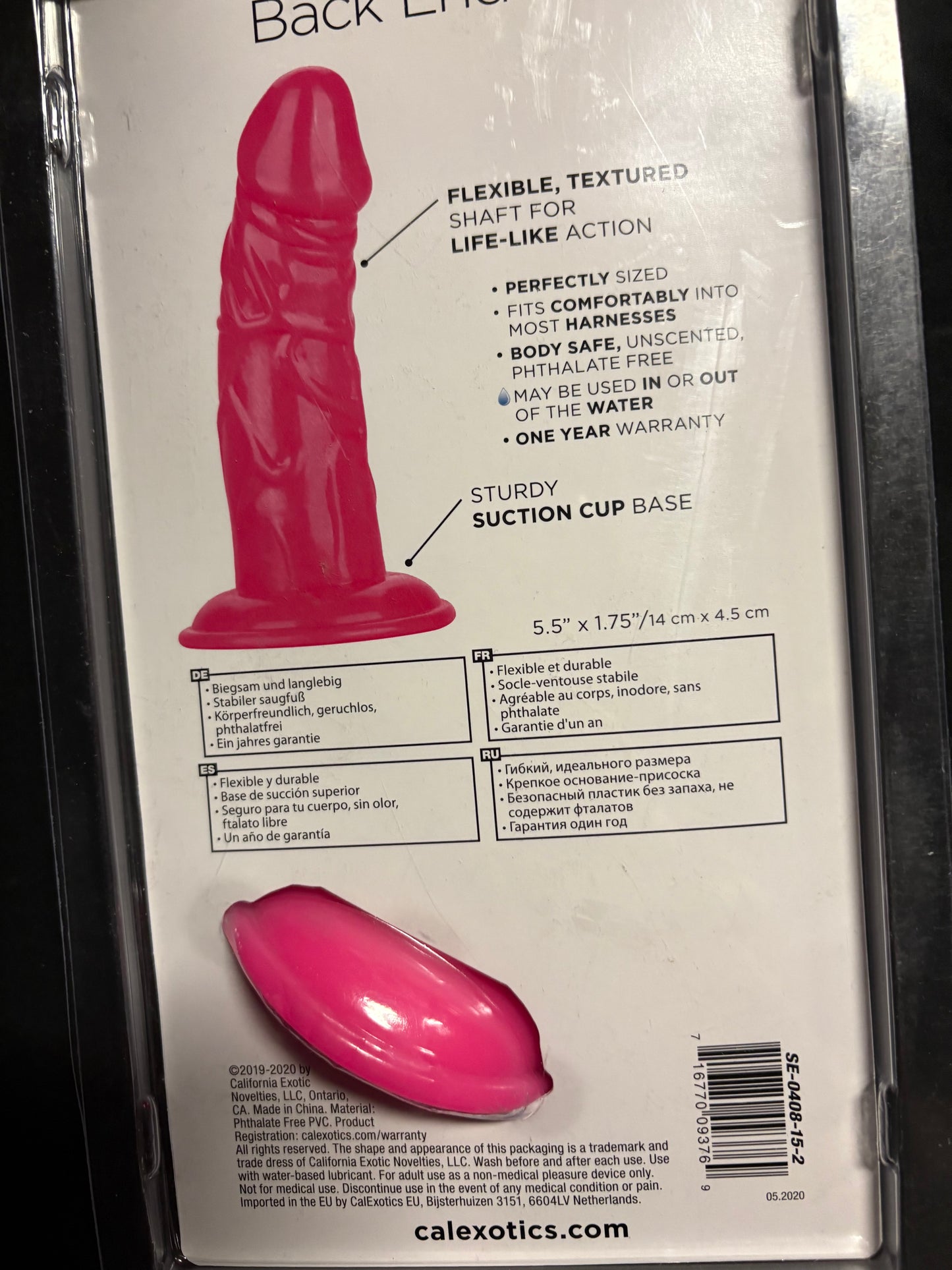 Back End Chubby Dildo