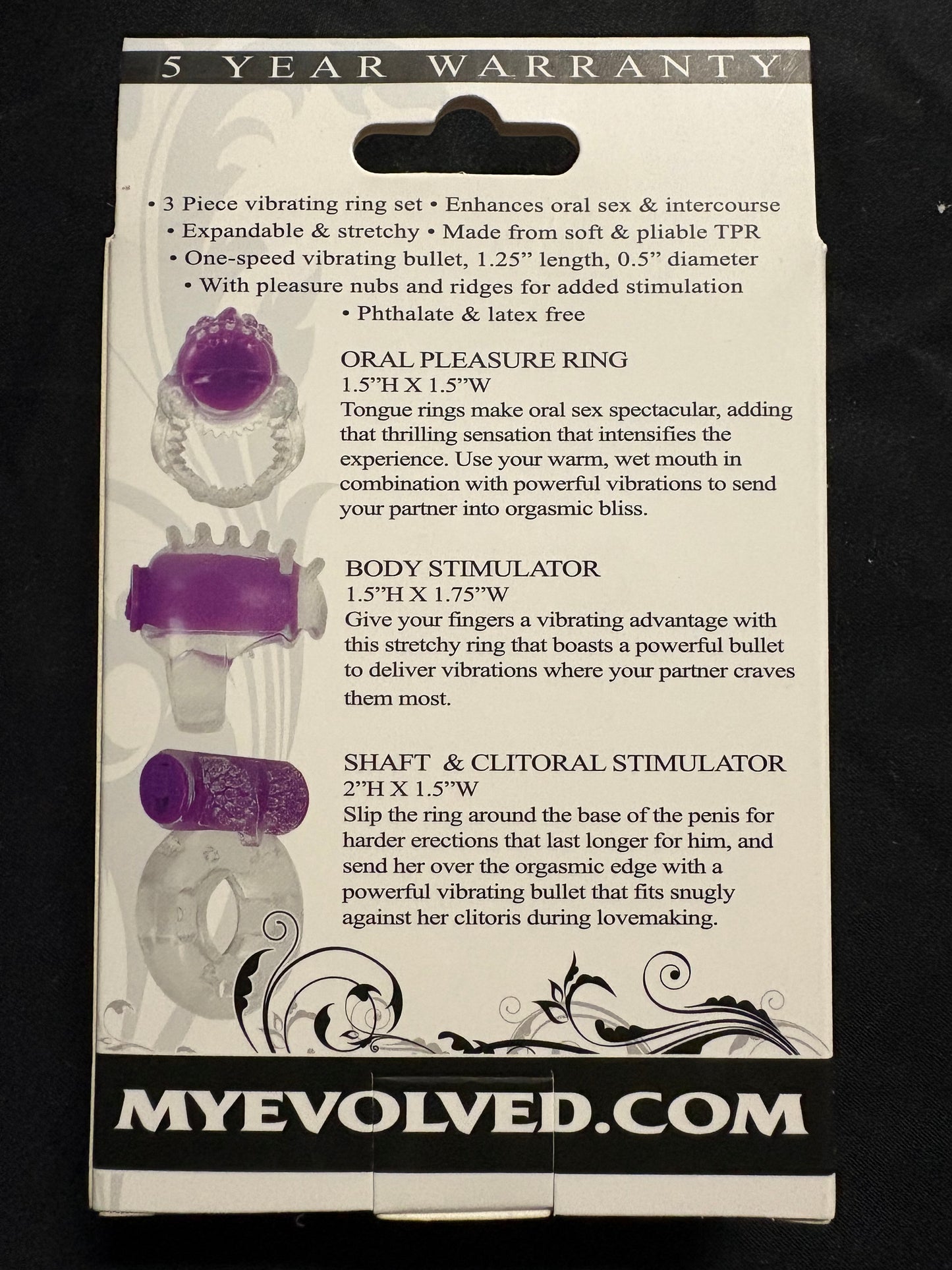Ring True Pleasure Set in Purple