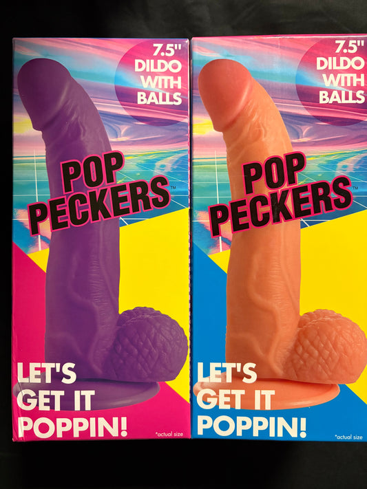 Pop Peckers 7.5 Inch Ballsy