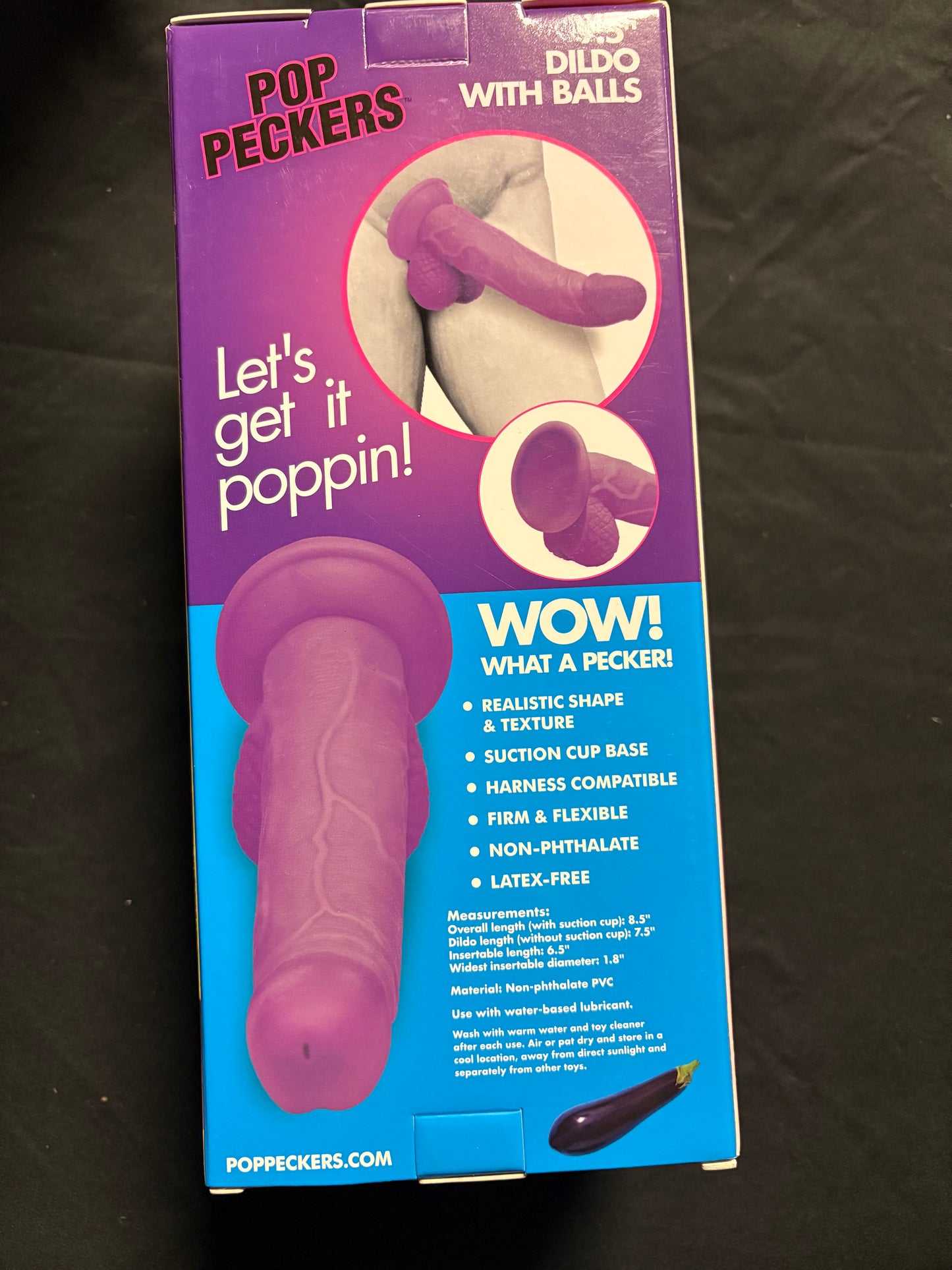 Pop Peckers 7.5 Inch Ballsy