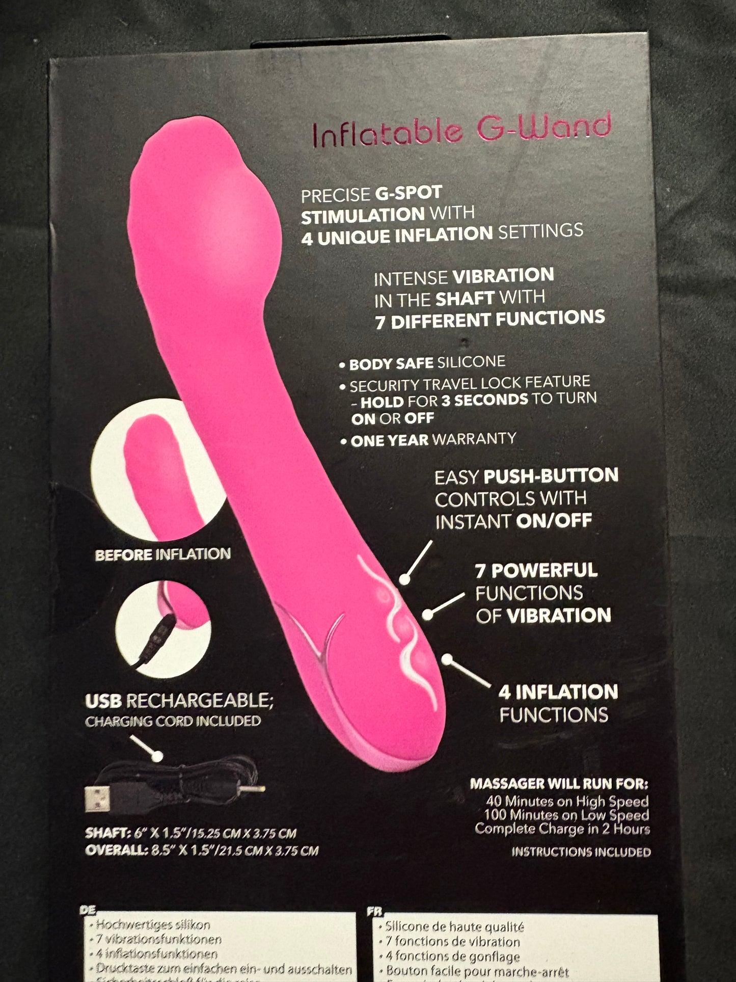 CalExotics Insatiable G Inflating Vibe