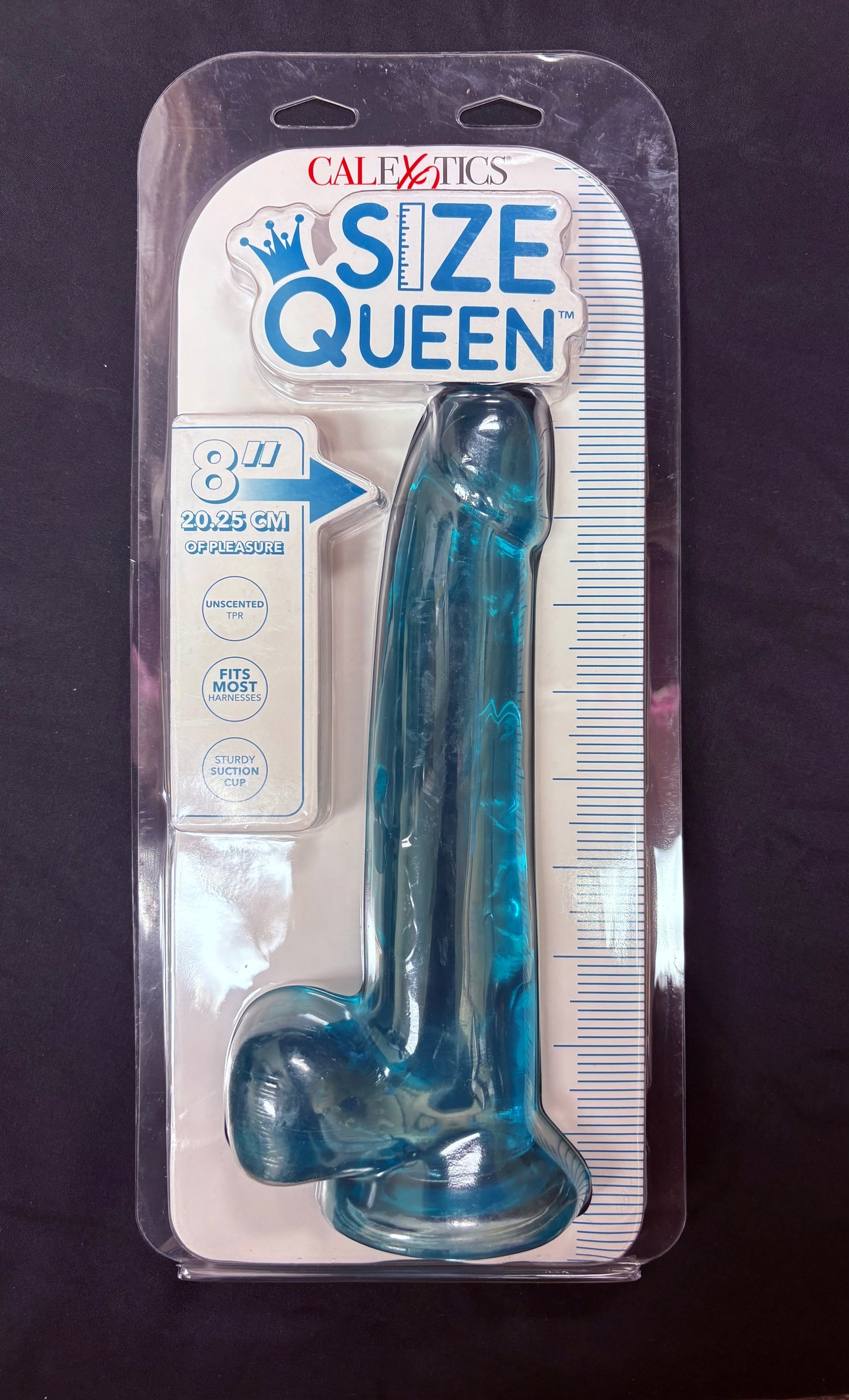 Size Queen 8 Inch Jelly Dildo