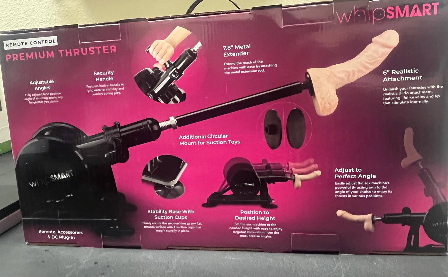 BodyWand Premium Thruster Remote Sex Machine