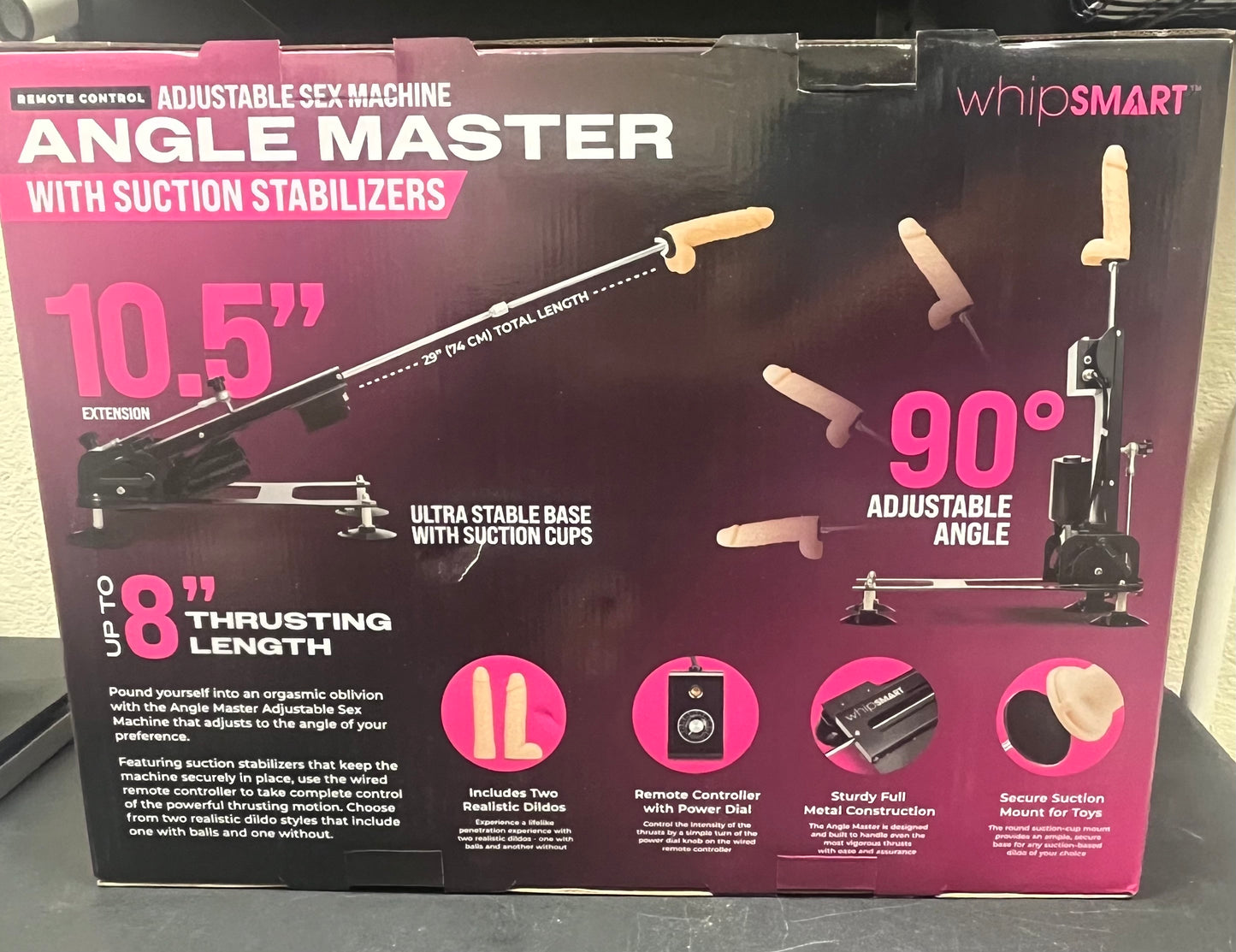 Whip Smart Angle Master Adjustable Sex Machine