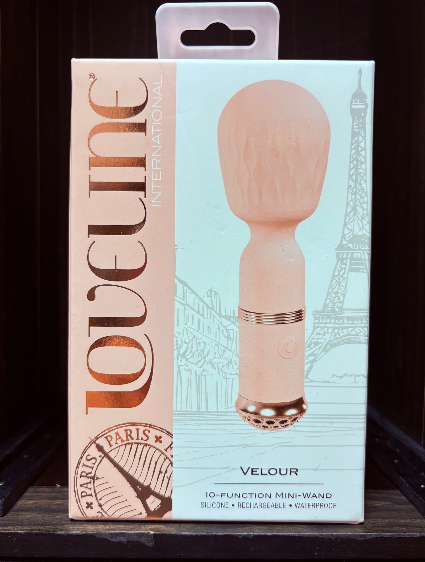 Loveline Velour Mini Wand Vibe