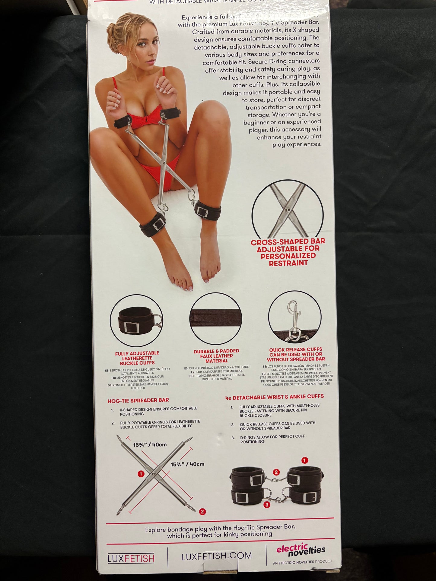 LuxFetish Hog-Tie Spreader Bar