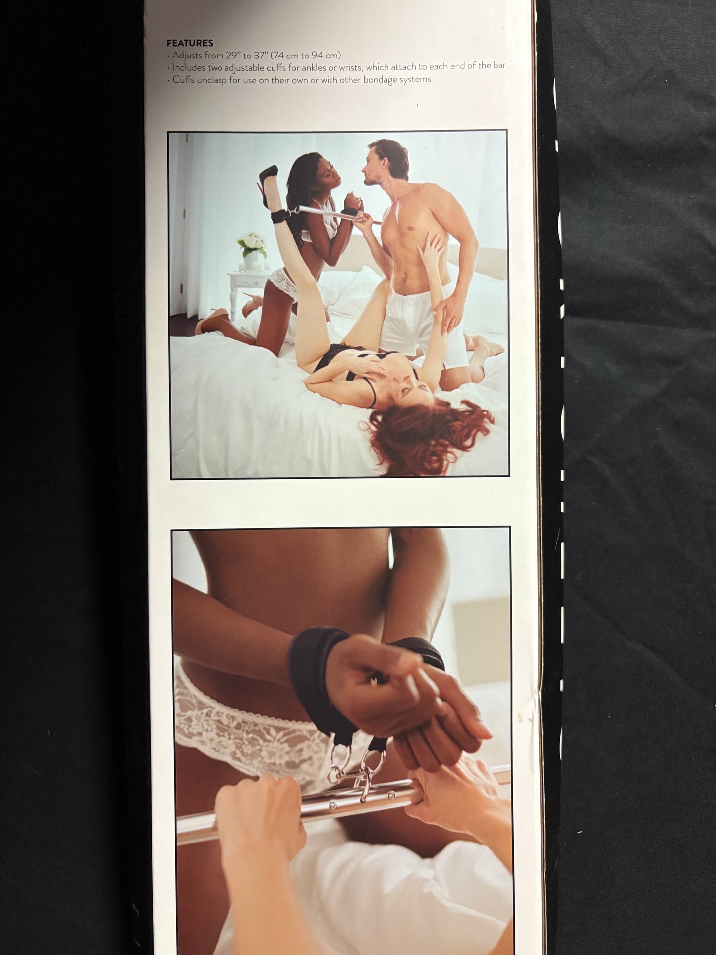 Sportsheets Expandable Spreader Bar and Cuffs Set