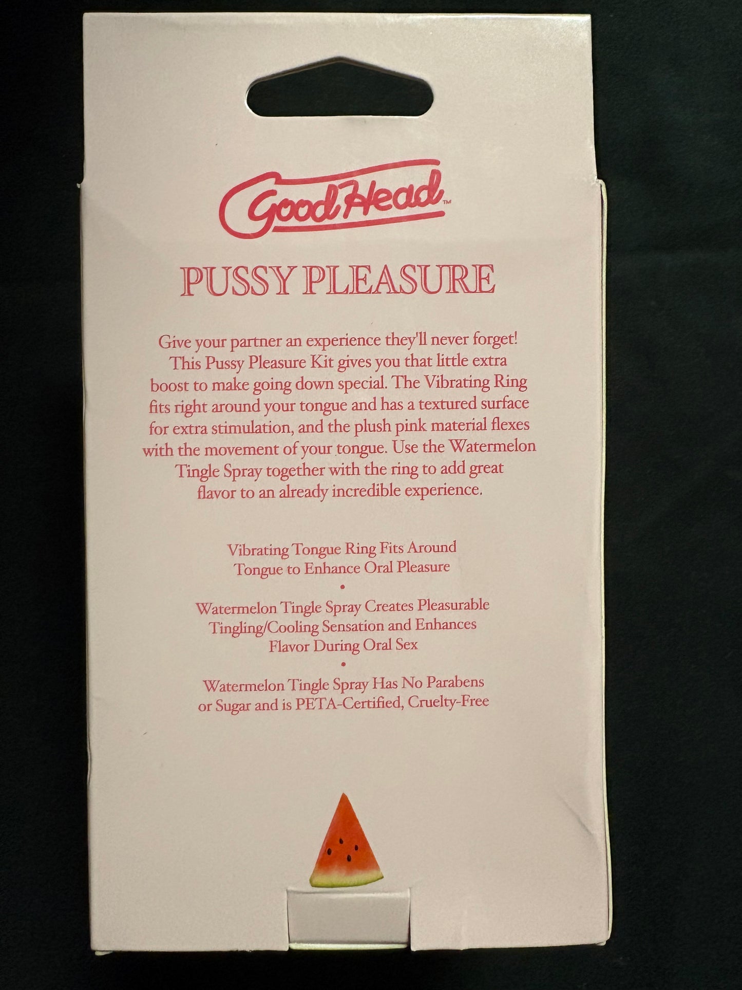 GoodHead Pussy Pleasure Kit in Watermelon