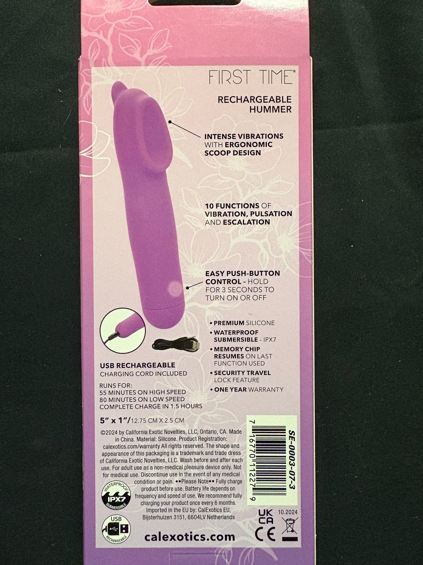Calexotics First Time Rechargeable Hummer Vibe