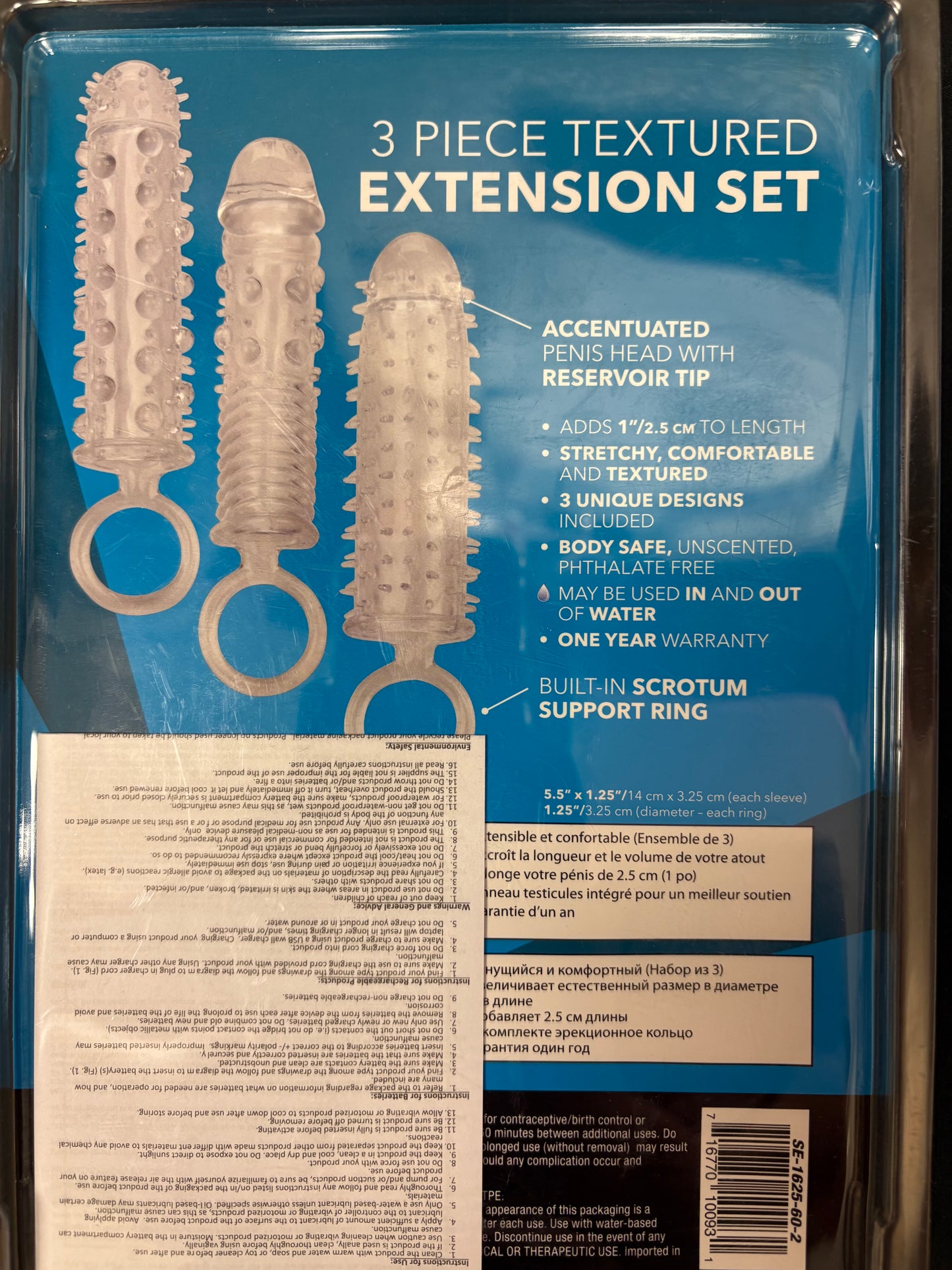 3-Piece Penis Extension Set