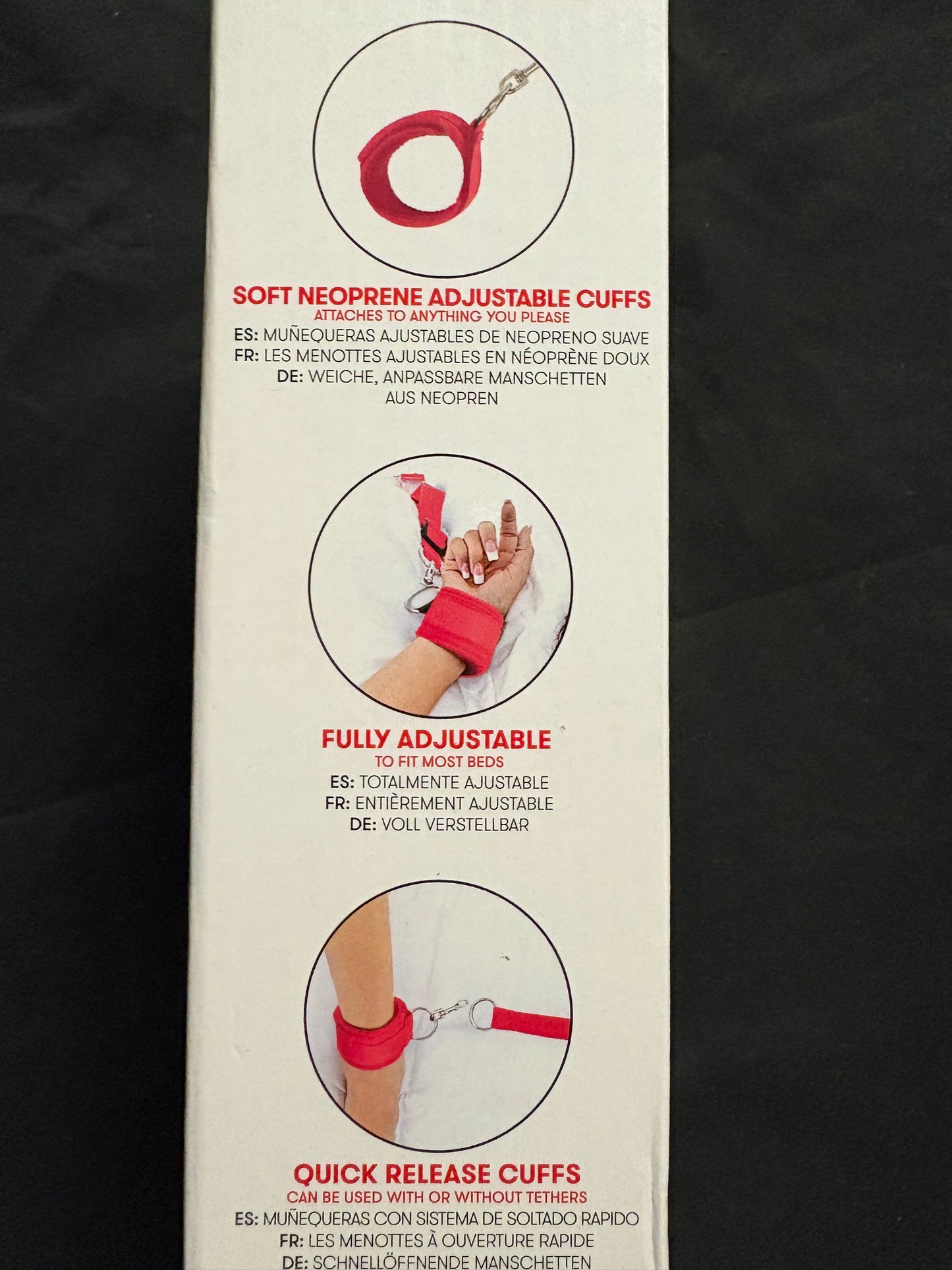 7 Piece Bed Spreader Restraint System