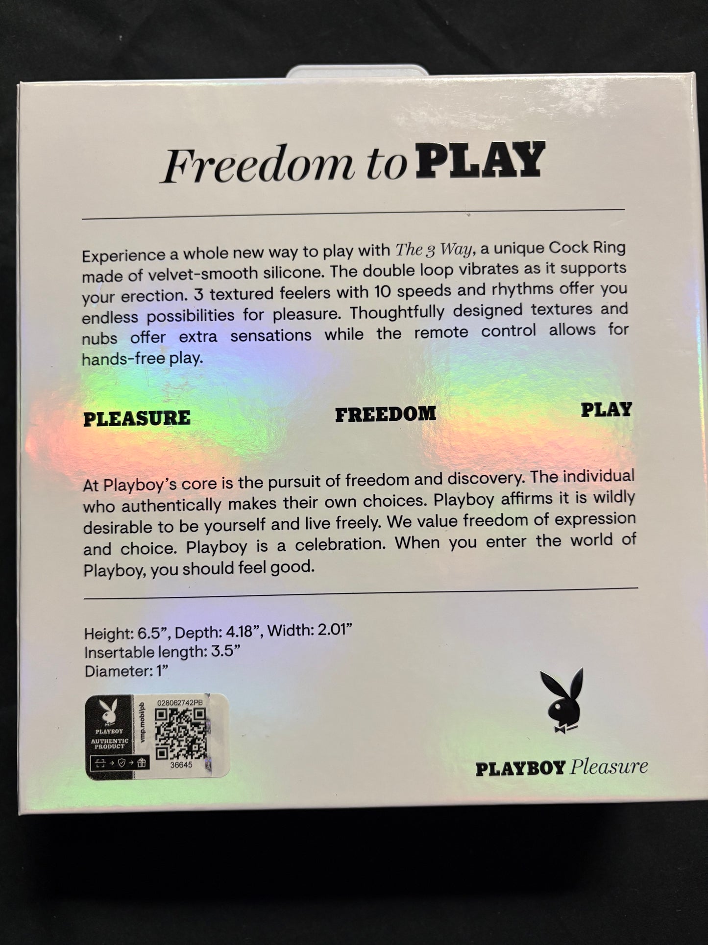 Playboy The 3 Way Vibrating Cock Ring